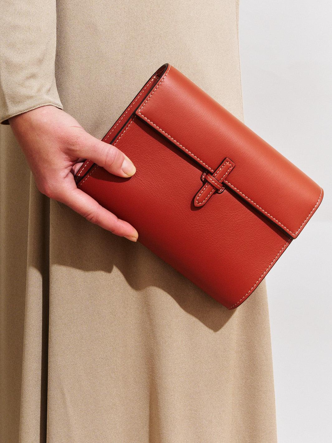 The Small Soft Clutch in Nappa Product Image