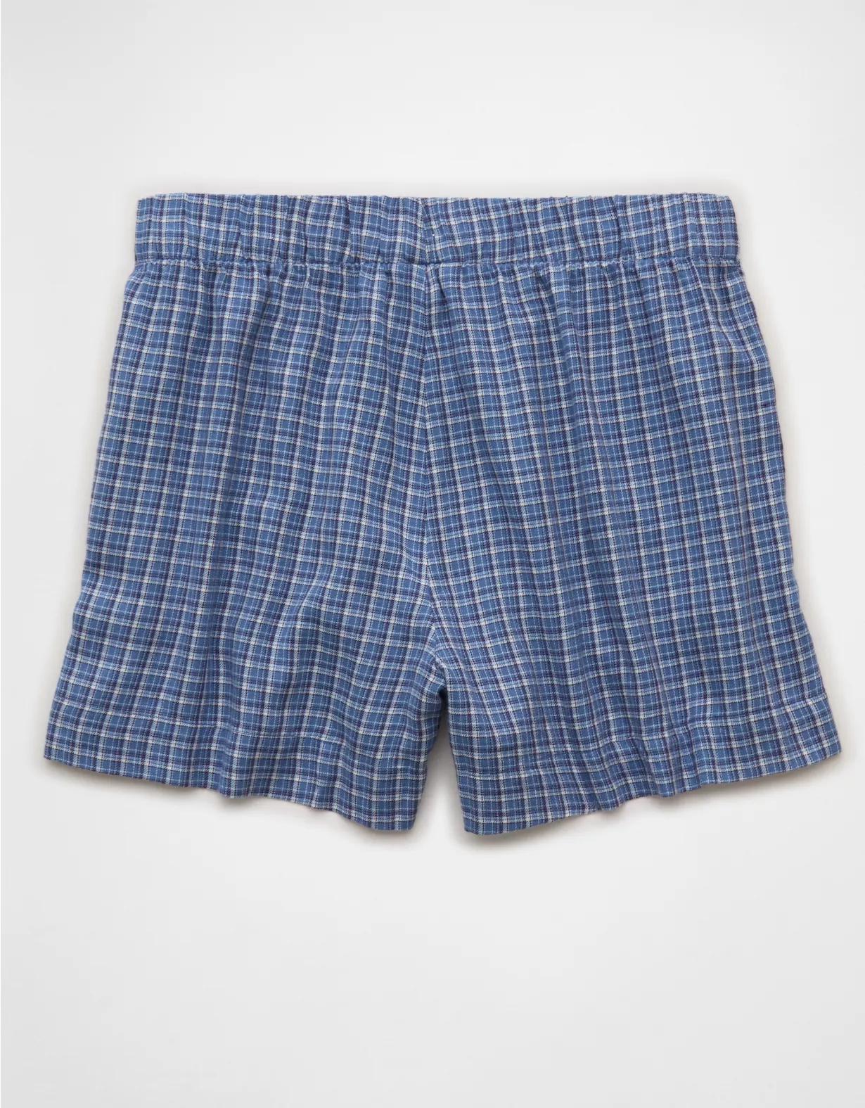 AE Flannel Boxer Sleep Shorts Product Image