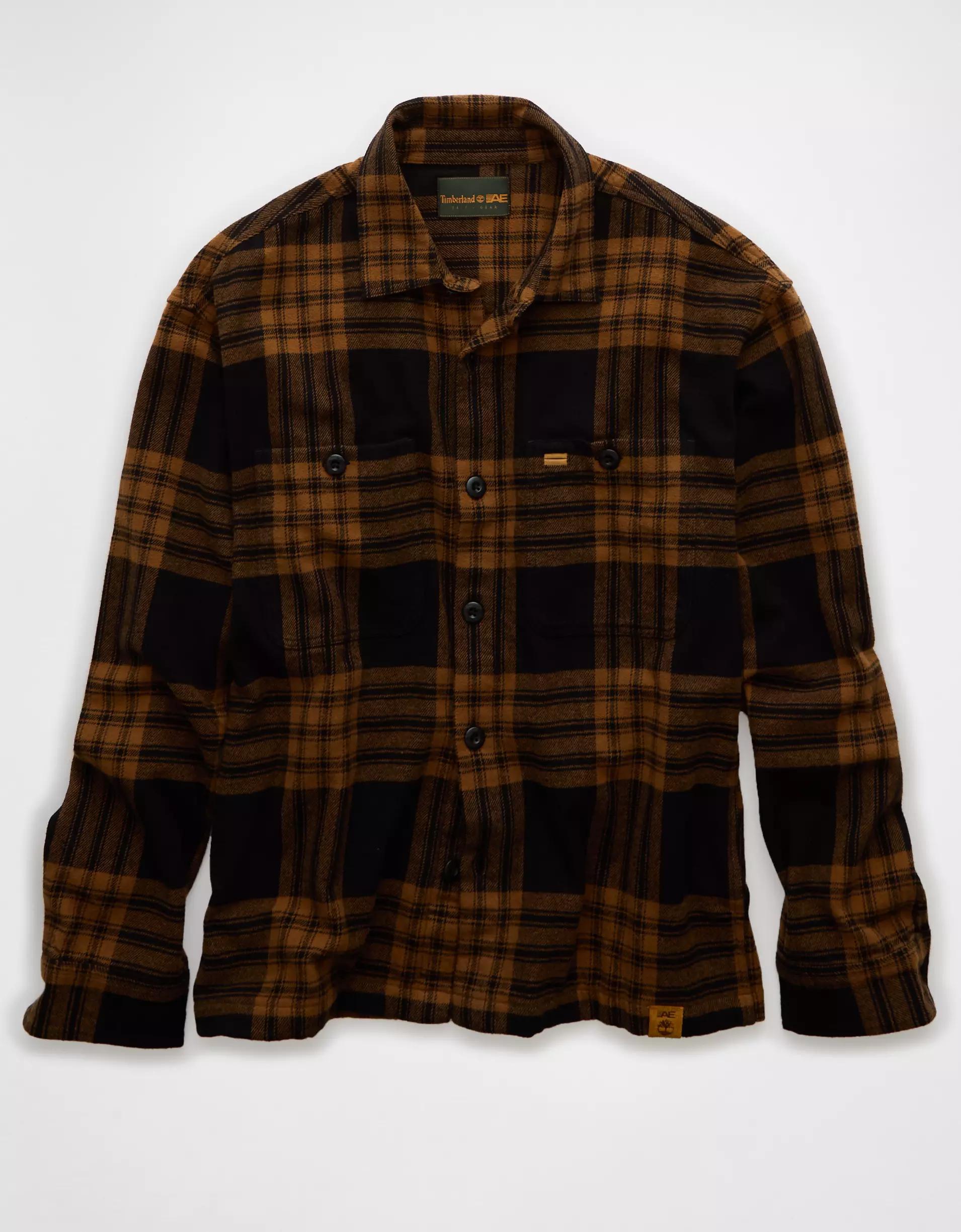 Timberland x AE Flannel Shirt Jacket Product Image