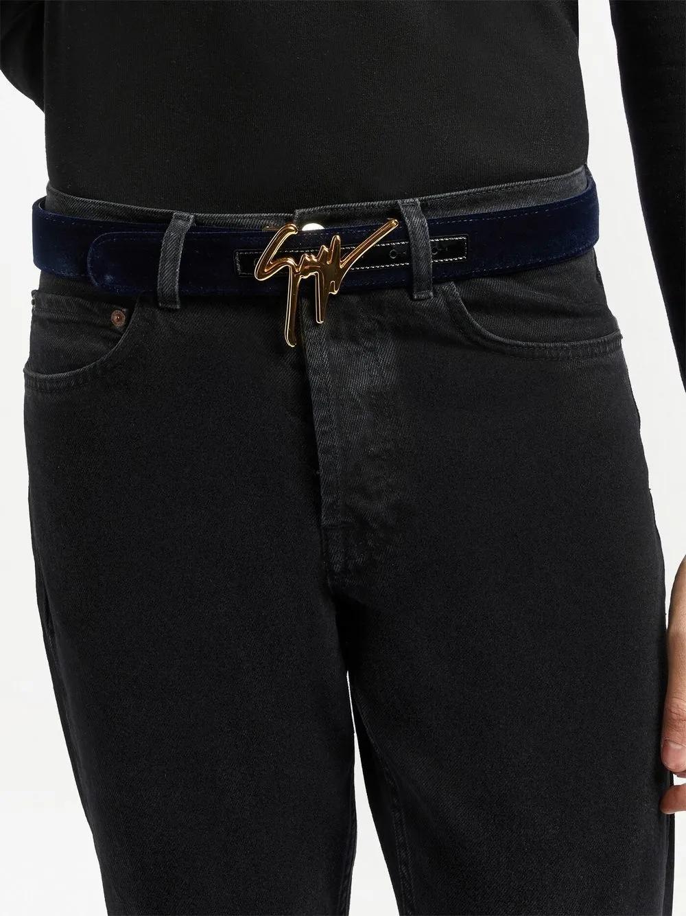 Giuseppe leather belt Product Image