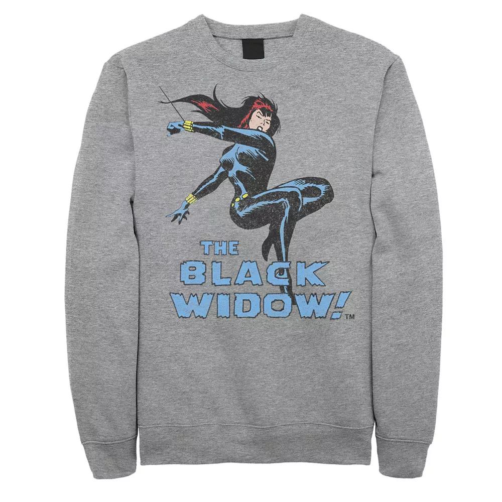 Men's Marvel Swinging In Sweatshirt, Size: Small, Athletic Grey Product Image