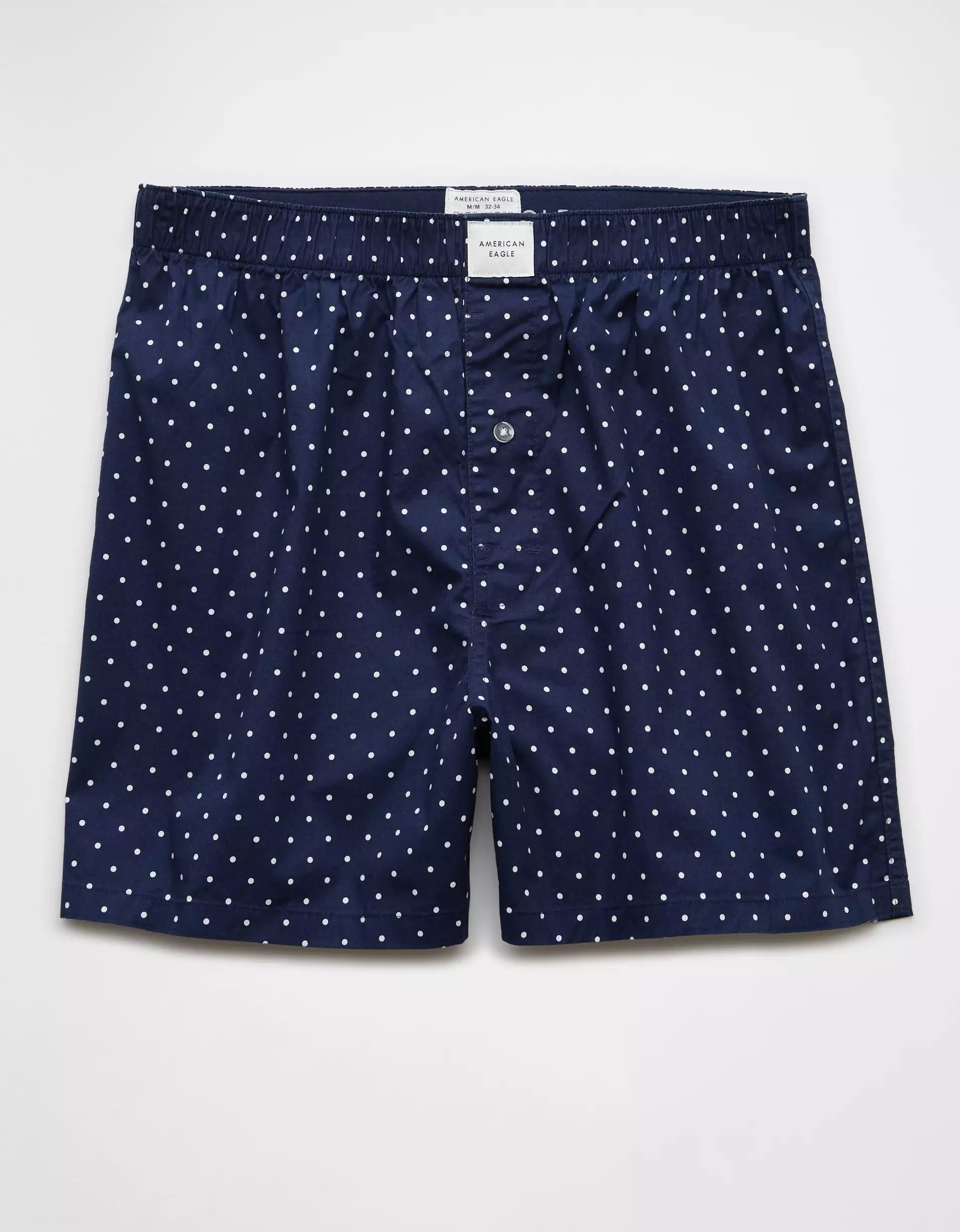 AEO Men's Checkerboard Satin Pocket Boxer Short Product Image