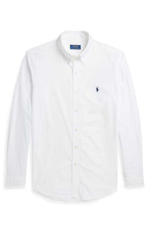 POLO RALPH LAUREN Long Sleeve Sport Shirt Clothing In White Product Image