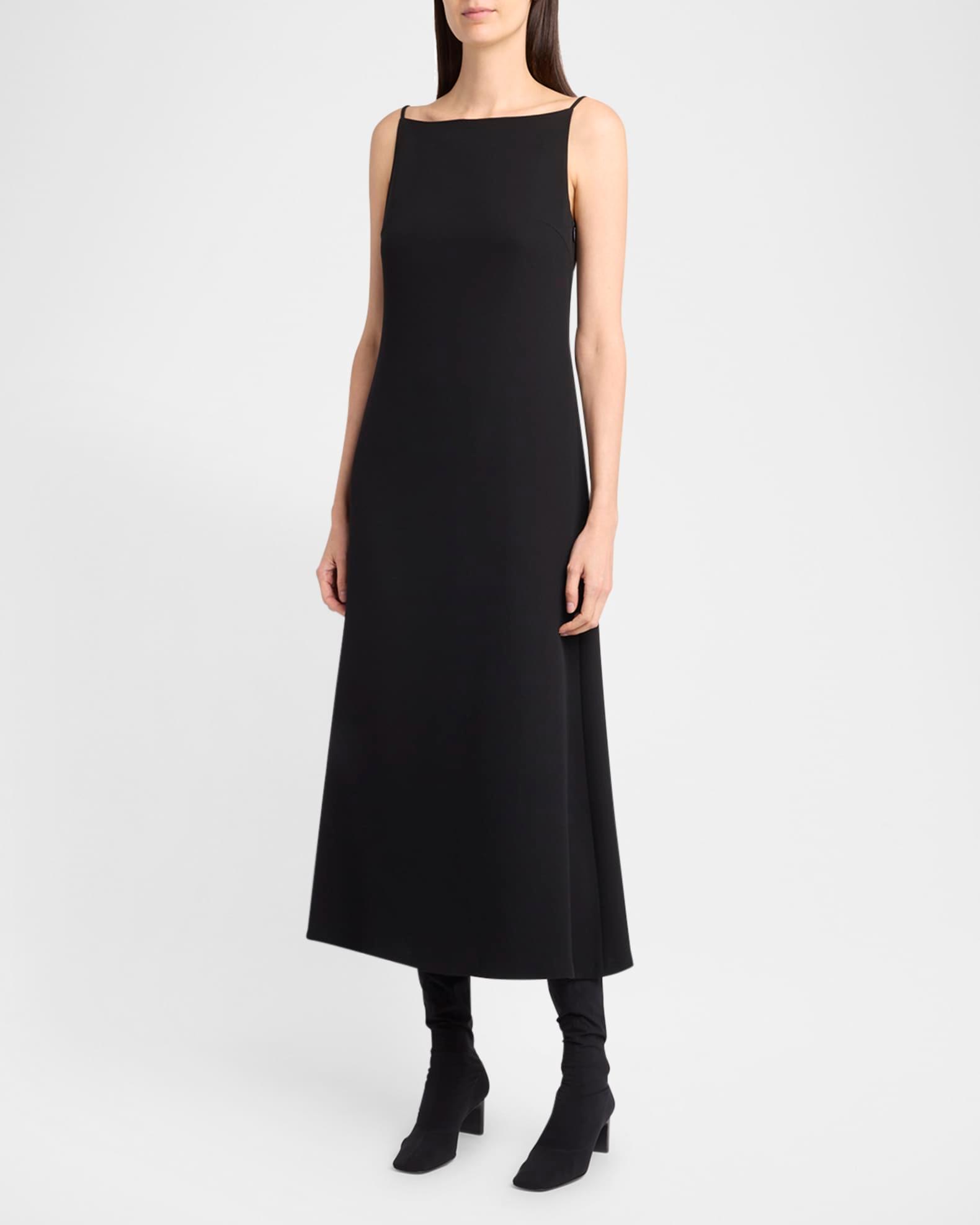 Seraphina High-Neck Sleeveless Midi Dress Product Image