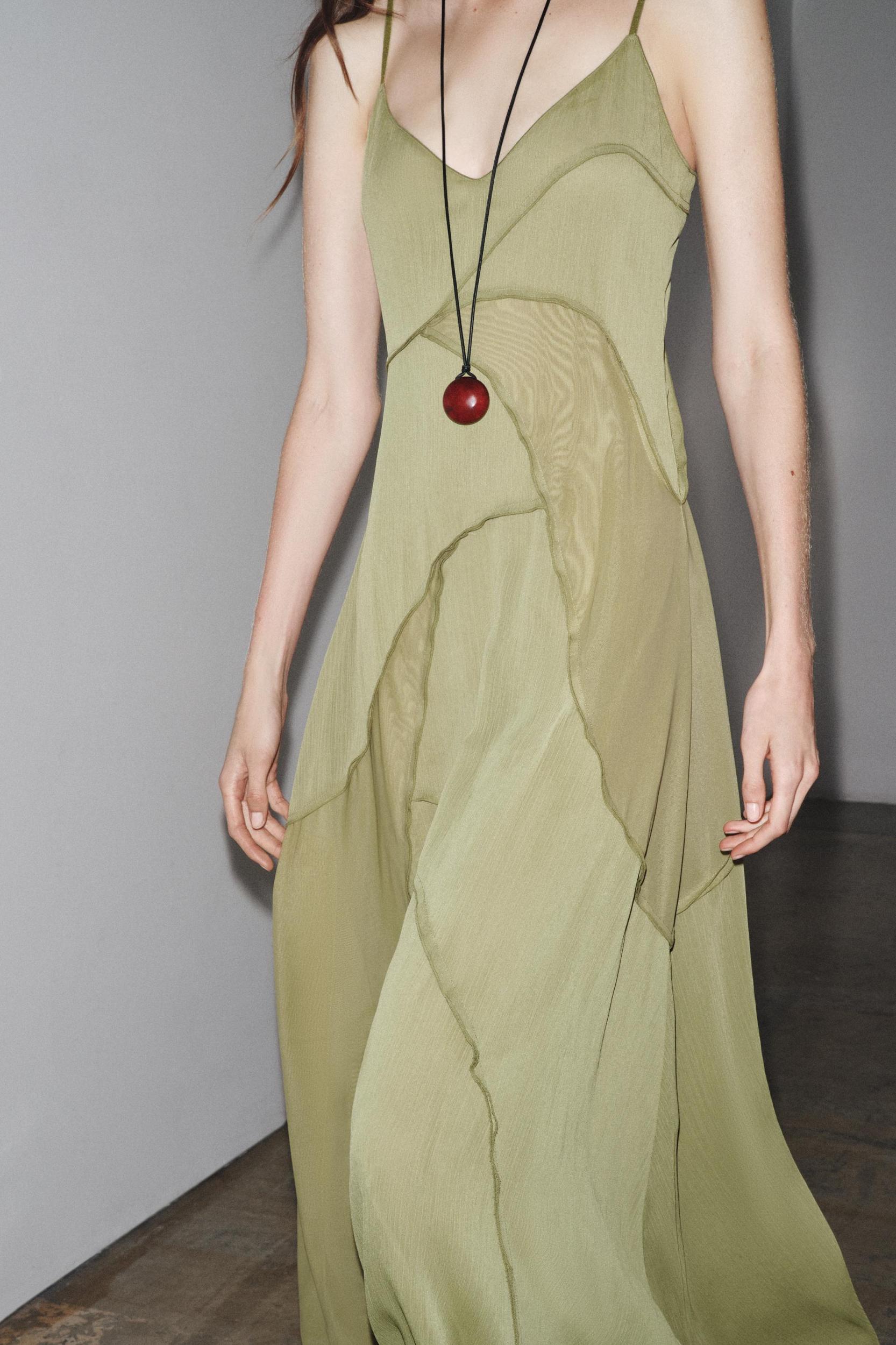 COMBINATION FLOWY DRESS Product Image