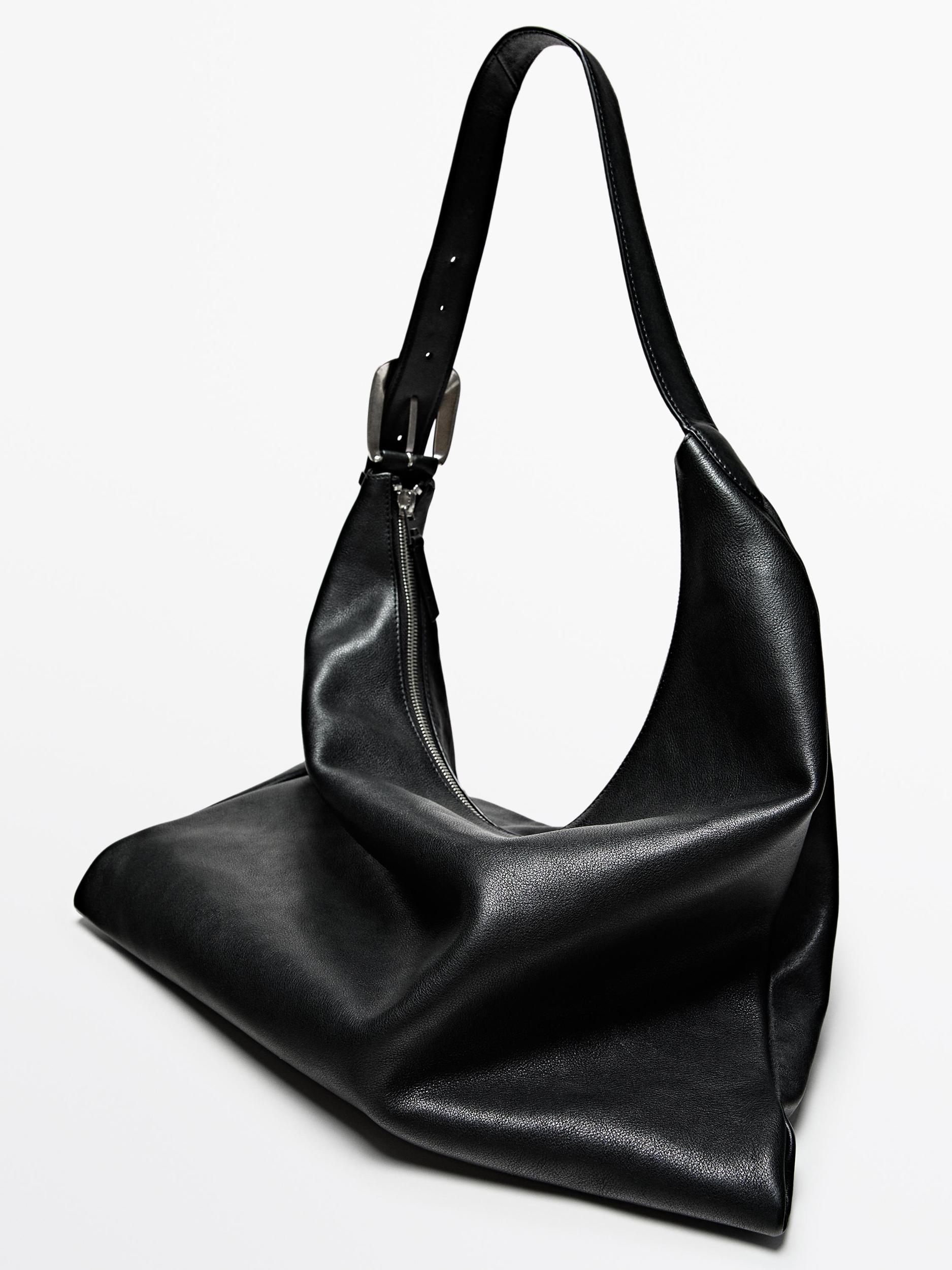 Nappa leather maxi bag Product Image