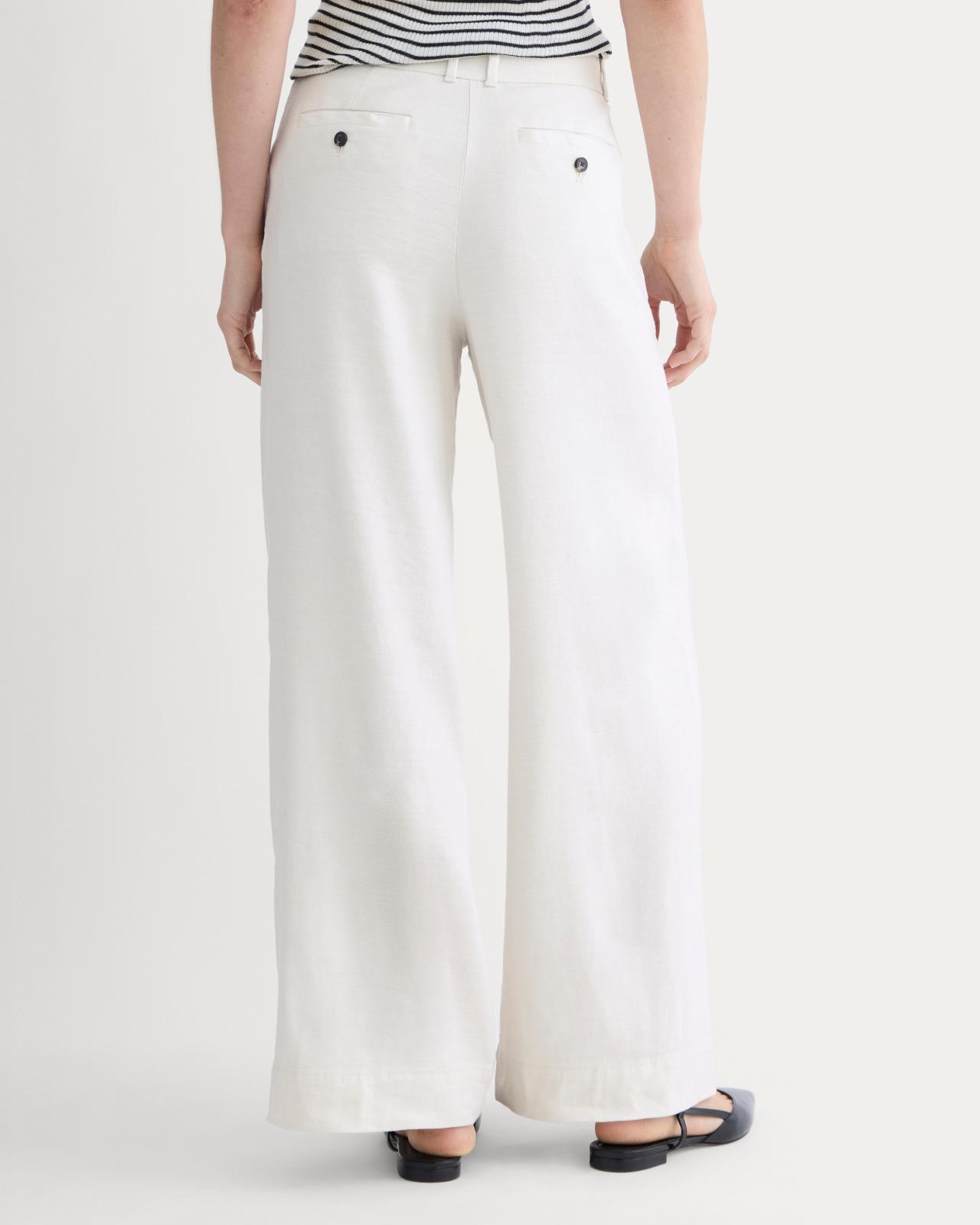 Womens Wide-Leg Pant in Stretch Linen by Everlane Product Image