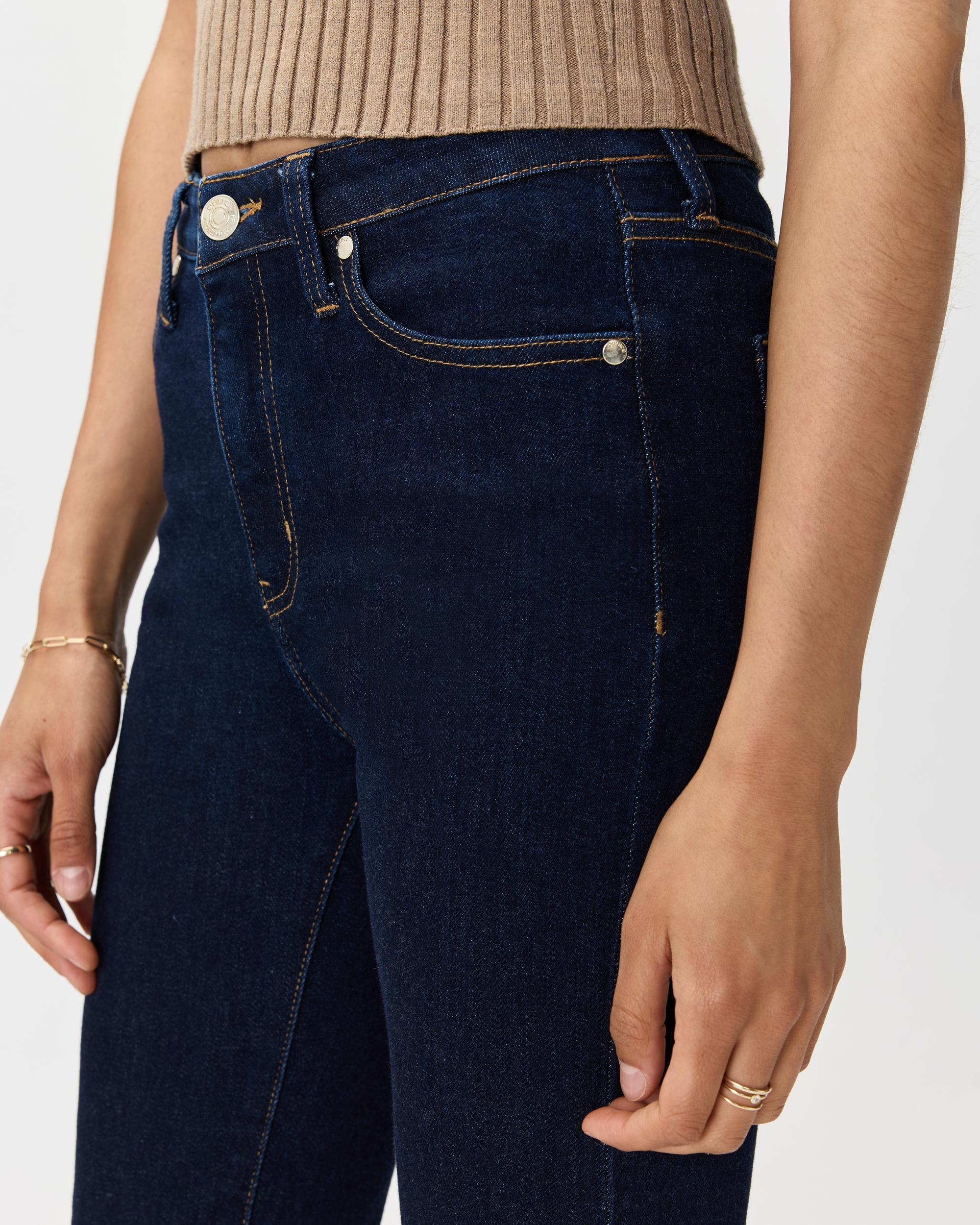 Quince | Women's Bella Stretch Kick Flare Jeans Organic Cotton Product Image