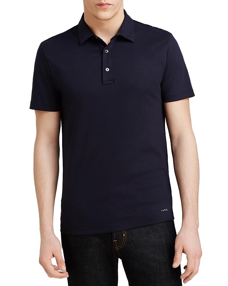 Michael Kors Sleek Slim Fit Polo Shirt Product Image