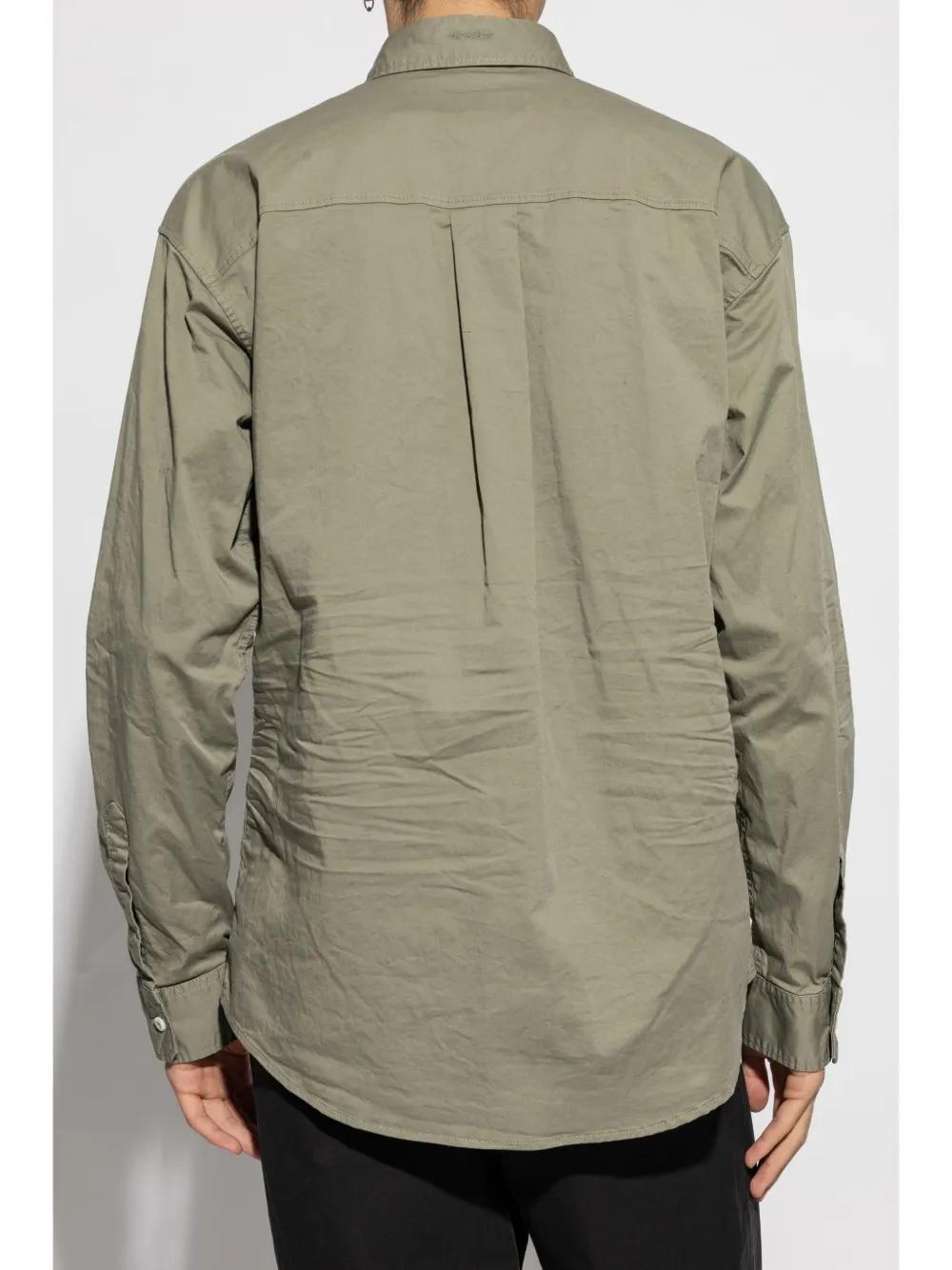 cargo-pocket button-up shirt  Product Image