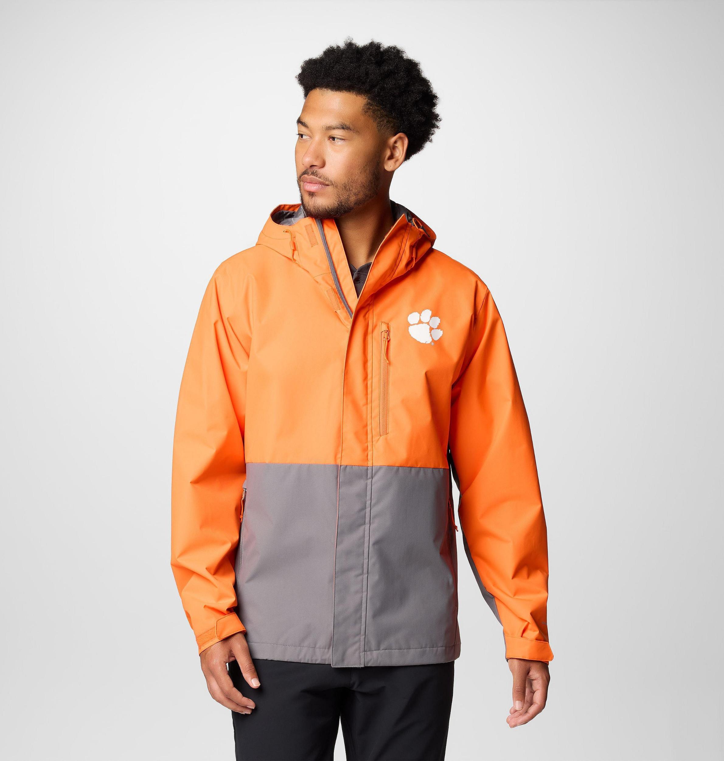 Columbia Mens Collegiate Field Bound Jacket - Tall - Clemson- Product Image
