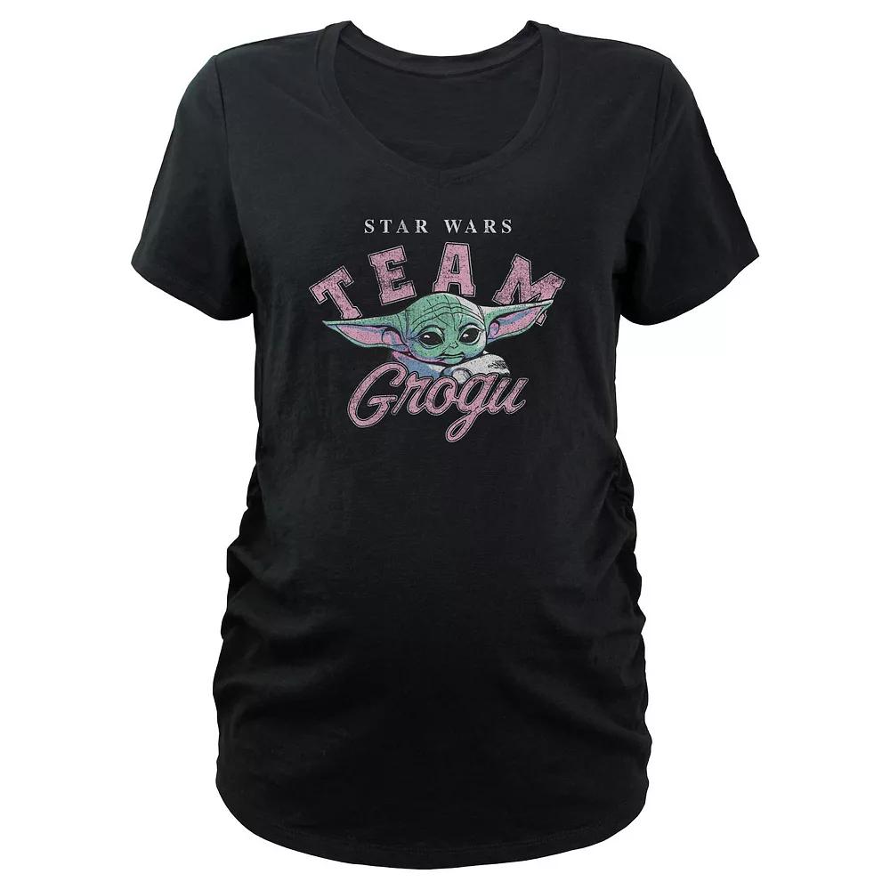 Maternity Snow White And The Seven Dwarfs Grumpy Since 1937 V-Neck Graphic Tee, Women's,  Product Image