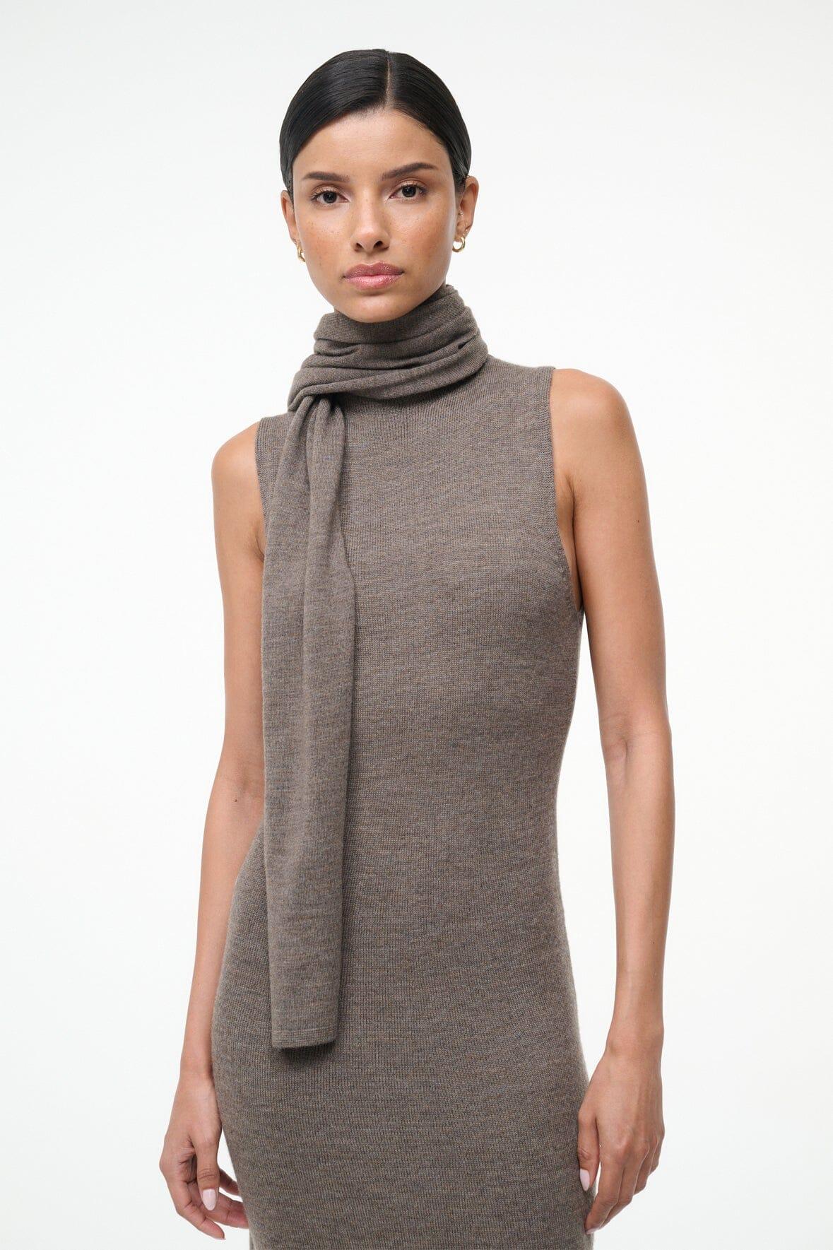 CANAL MIDI DRESS | TRUFFLE Product Image