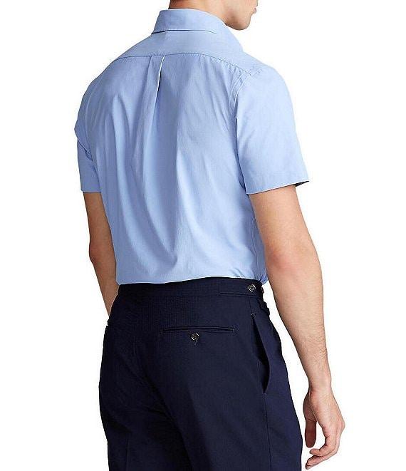 Polo Ralph Lauren Big & Tall Twill Performance Stretch Short-Sleeve Woven Shirt Product Image