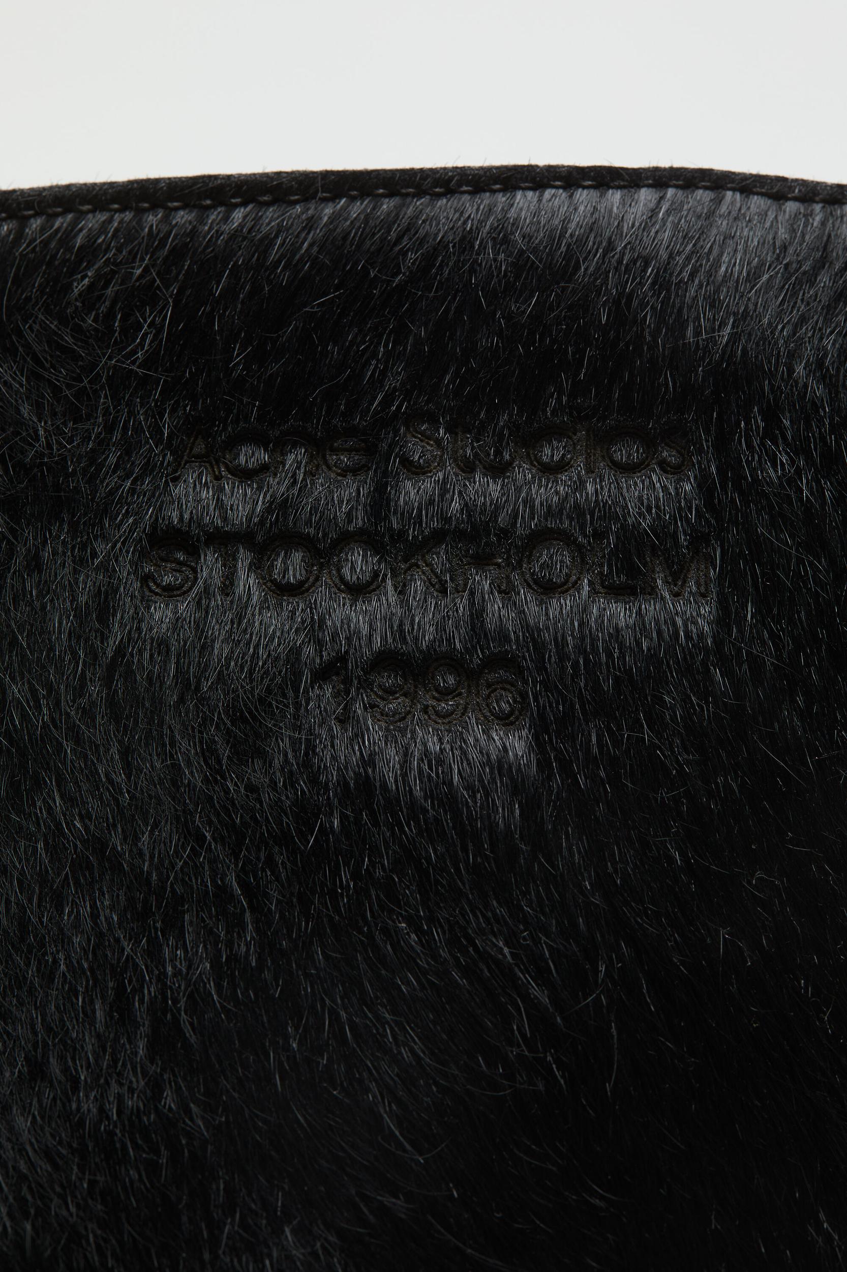 Furry leather boot Product Image
