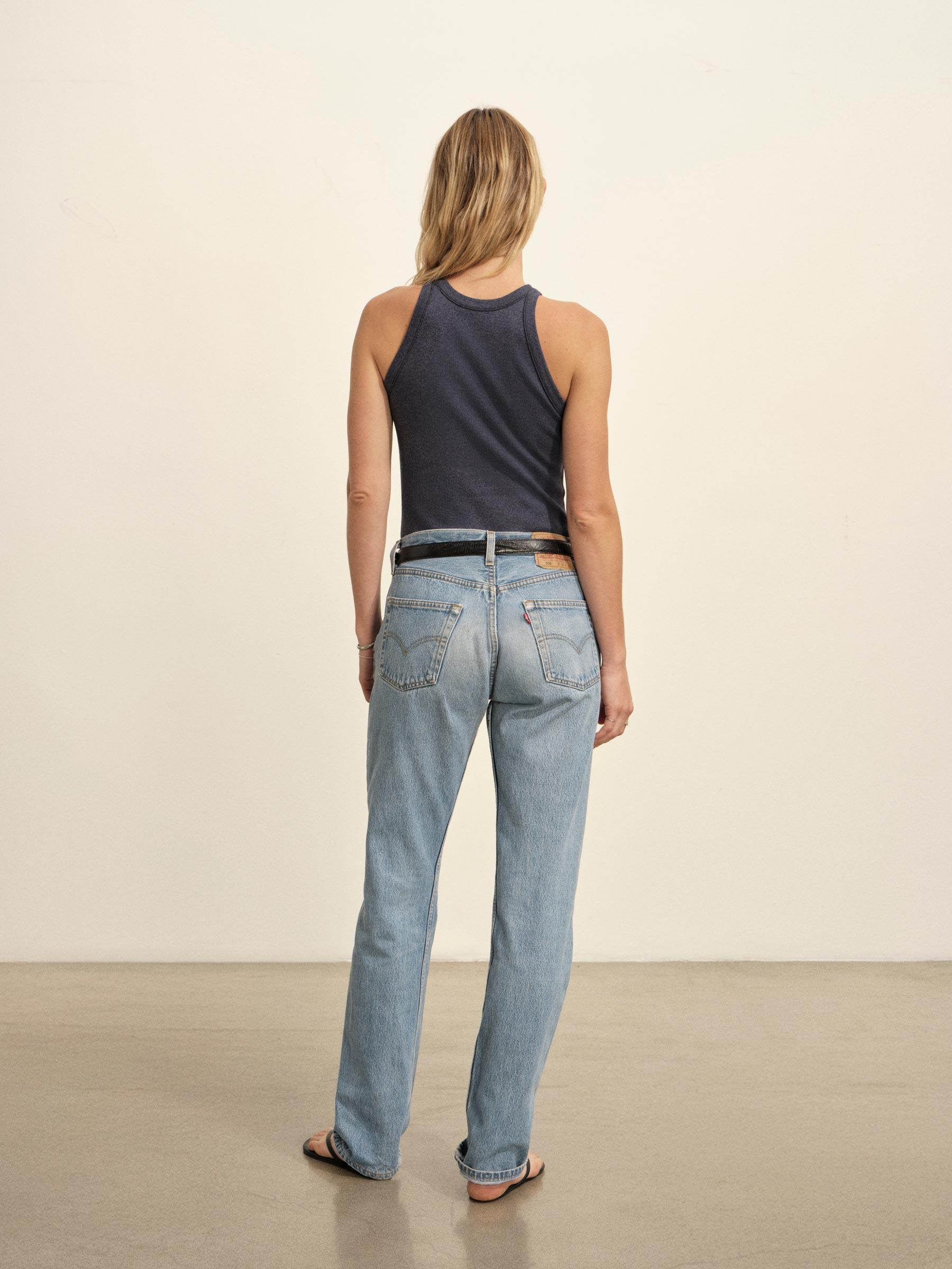 Marled Tidepool Surplus Rib Tank Product Image