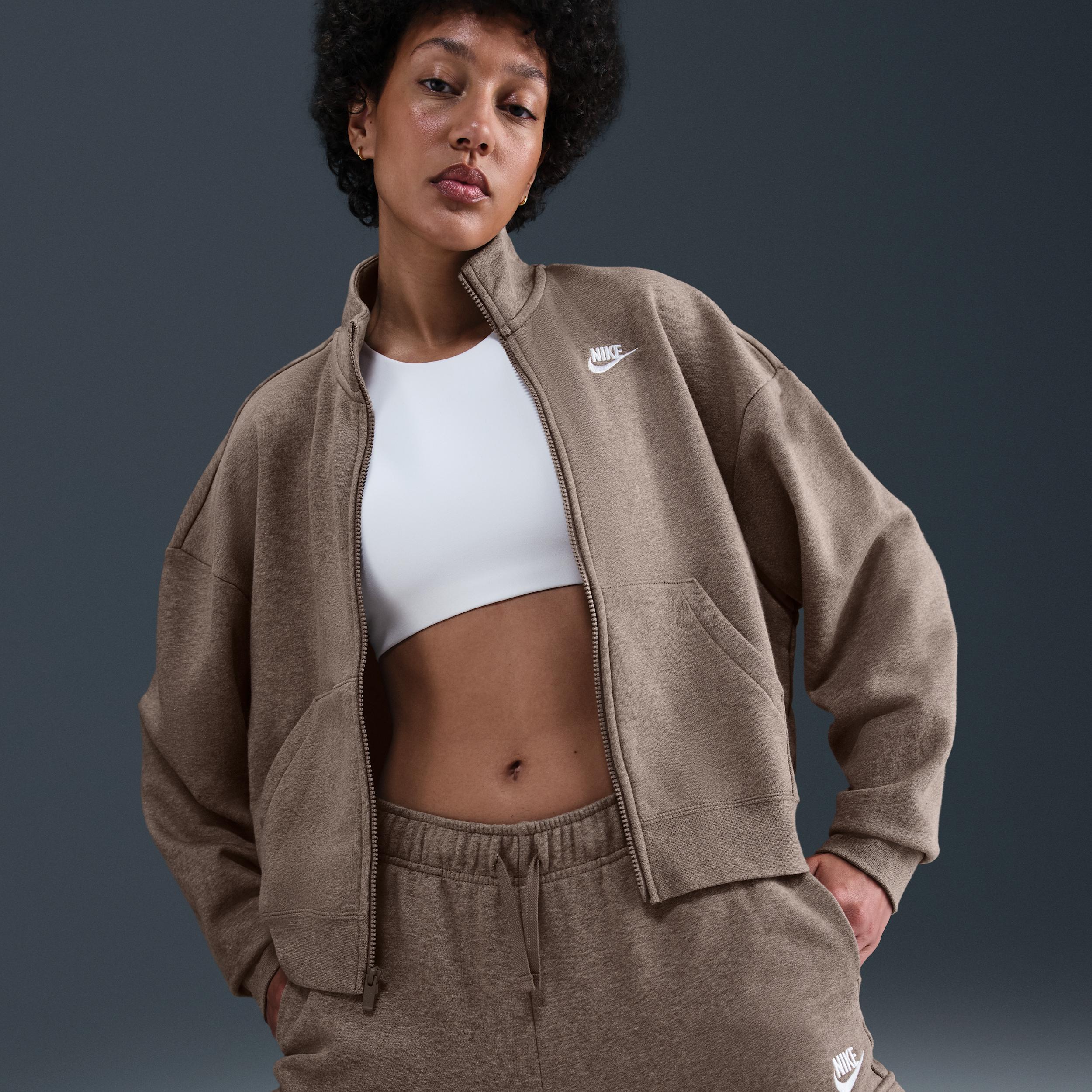 Women's Nike Sportswear Club Fleece Loose Track Jacket Product Image