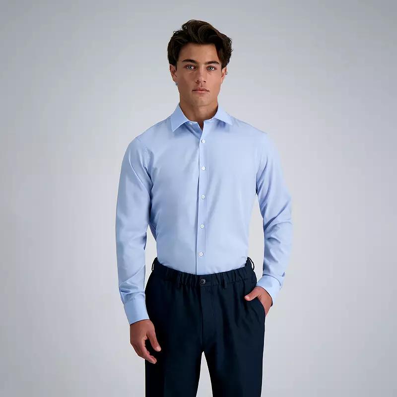 Men's Haggar® Smart Wash® Slim Fit Wrinkle Free Dress Shirt,  Product Image