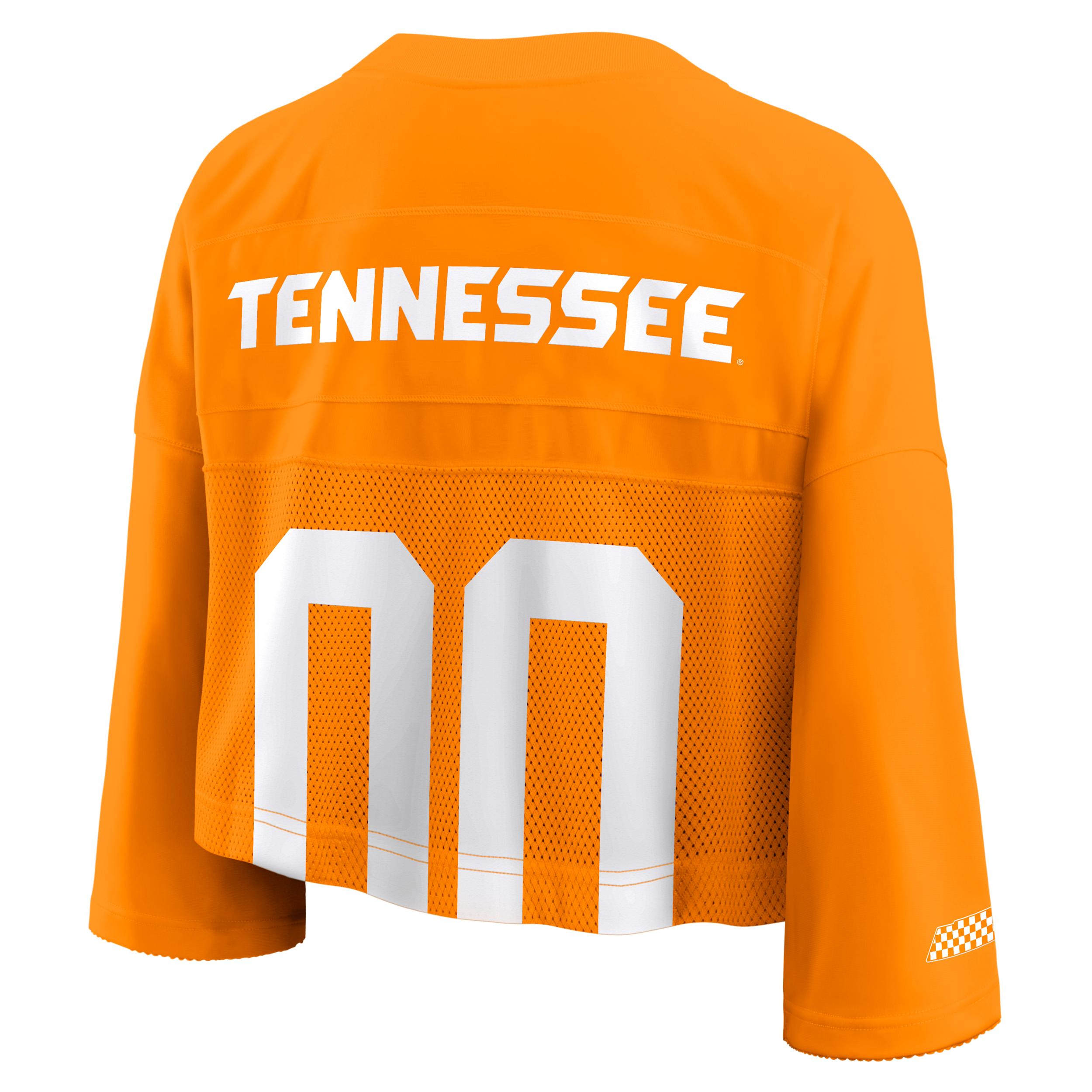 Tennessee Jersey Nike Womens Dri-FIT College Cropped Top | 03O387FUTN-V4C Product Image