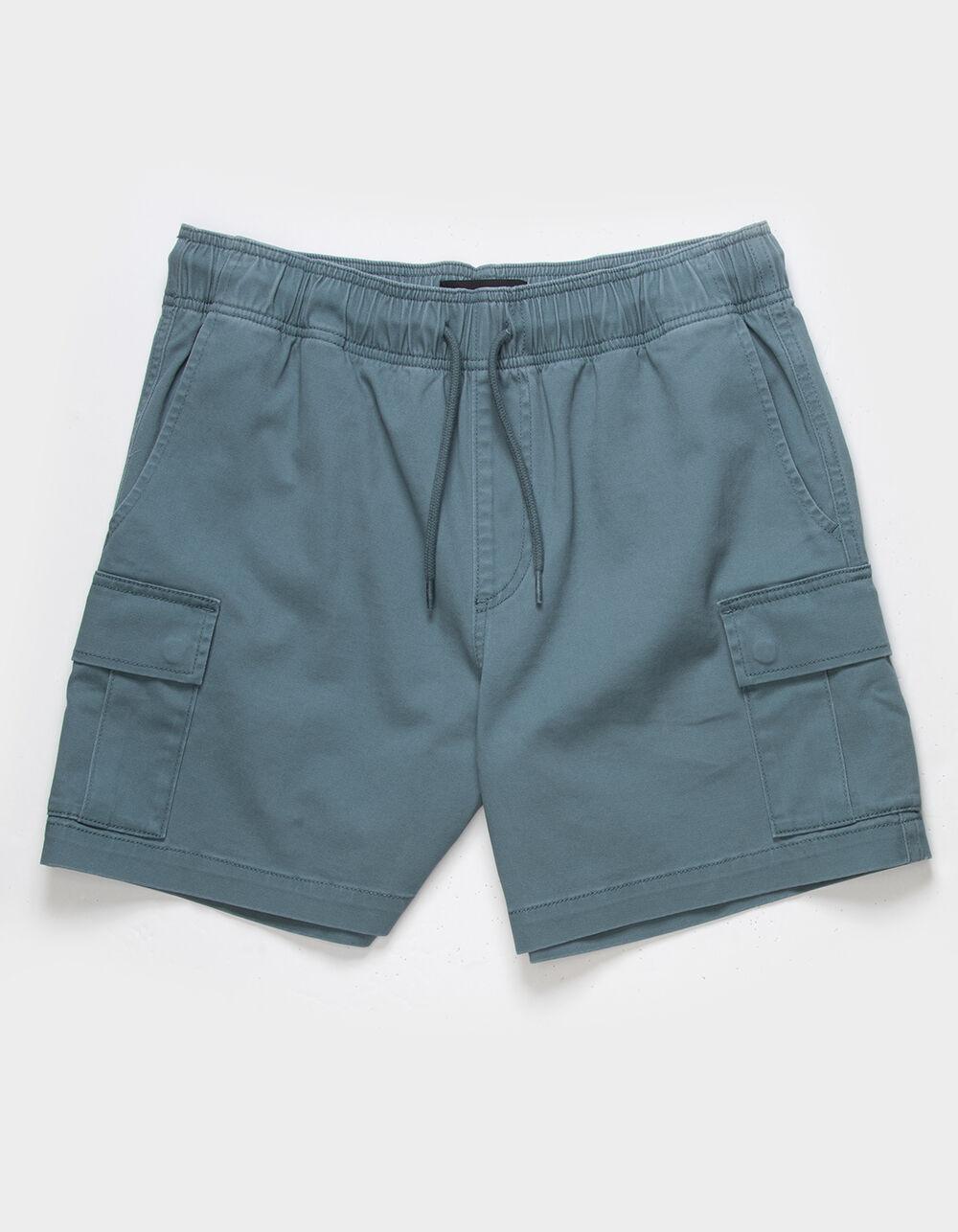 RSQ Mens Cargo Twill Pull On Shorts - ATLANTIC BLUE Product Image