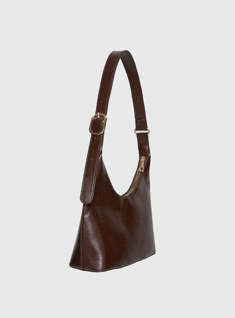 Lacen Medium Shoulder Bag Brown Product Image