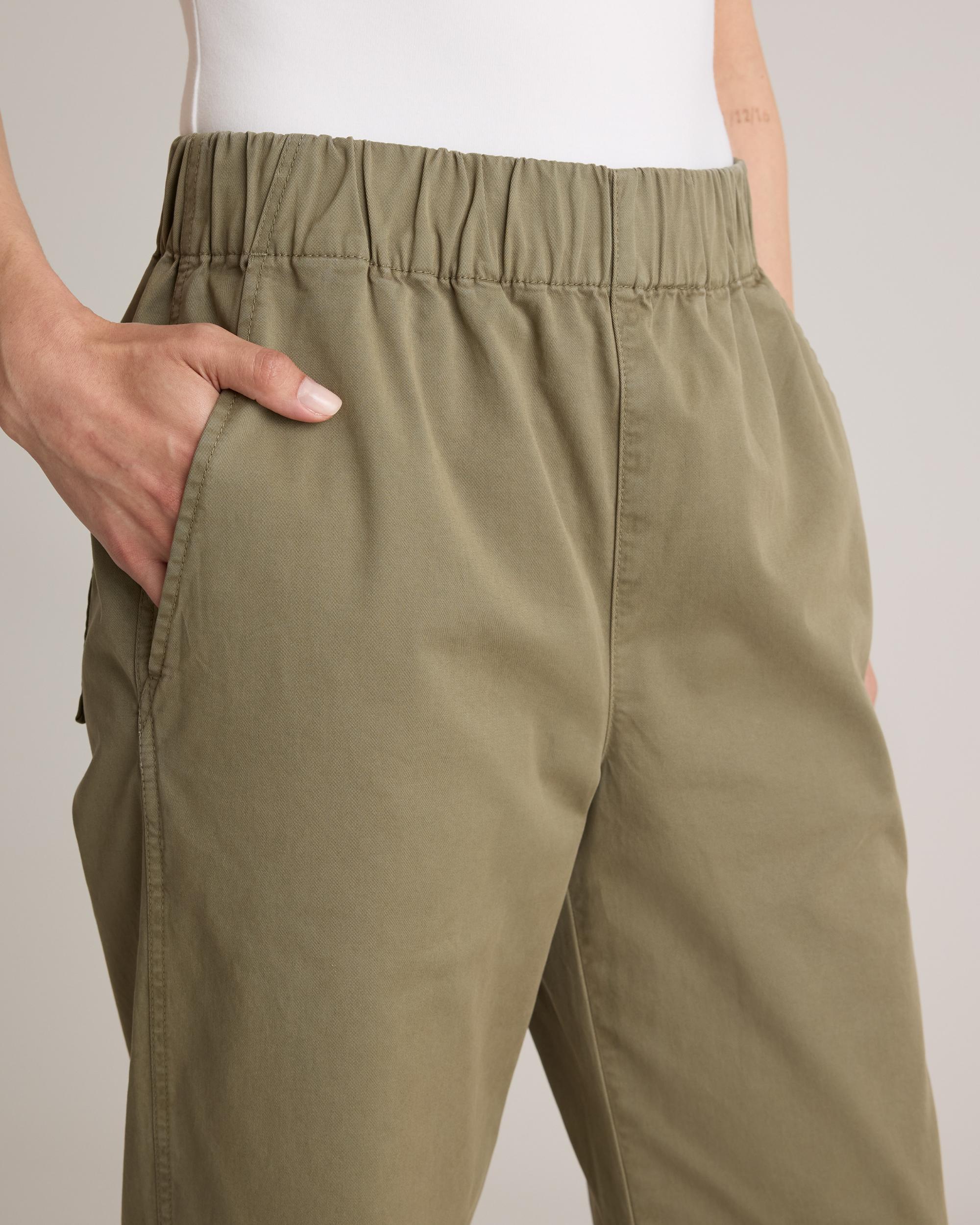 Quince | Women's Organic Stretch Cotton Wide Leg Chino Pants Organic Cotton Product Image