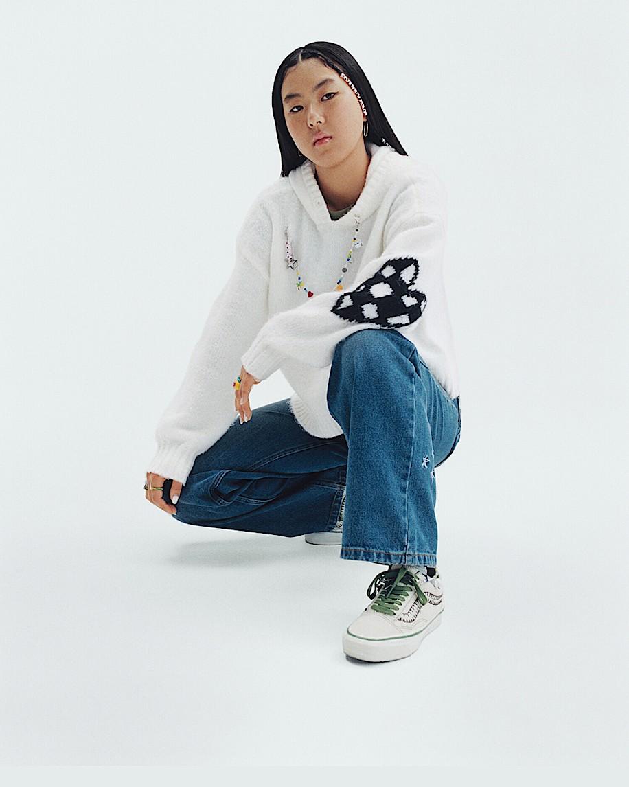 Premium Old Skool Cocona Shoe in Cream White| Vans US Product Image