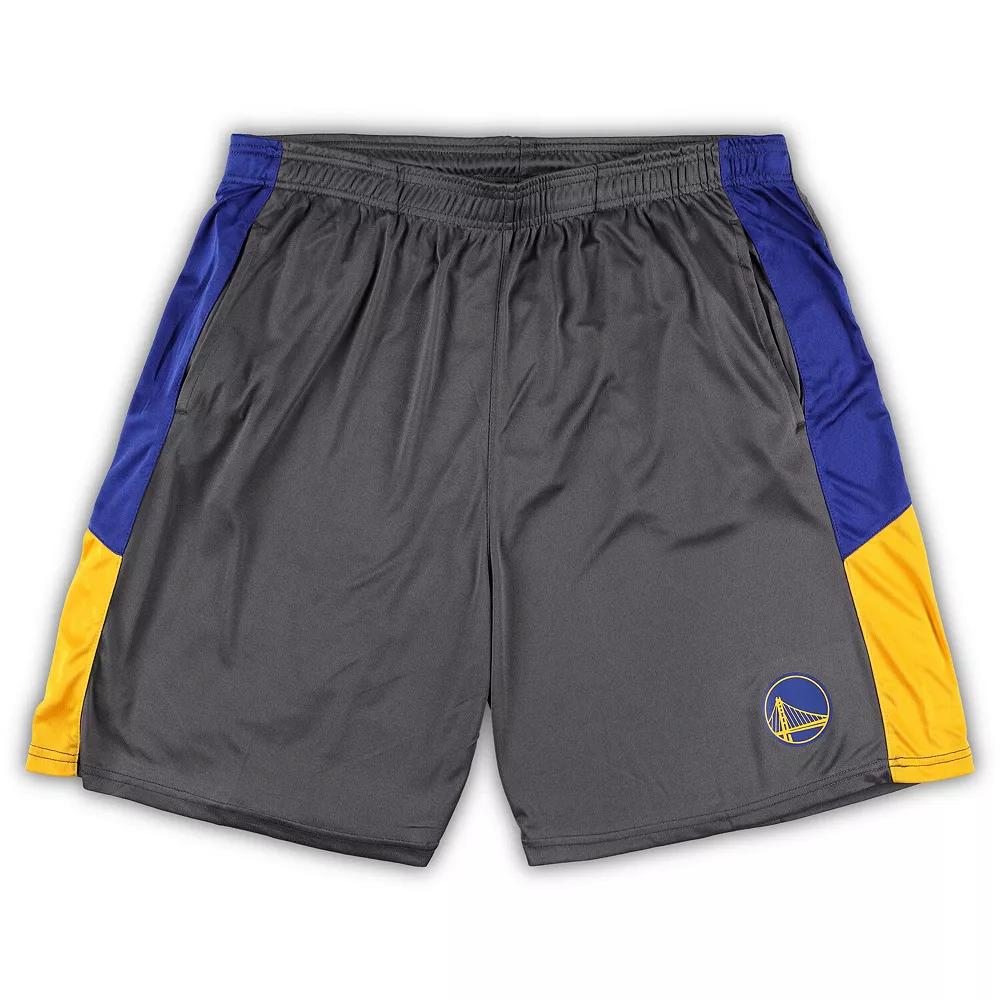 Men's Fanatics Branded Gray Golden State Warriors Big & Tall Shorts, Size: 4XB, Grey Product Image