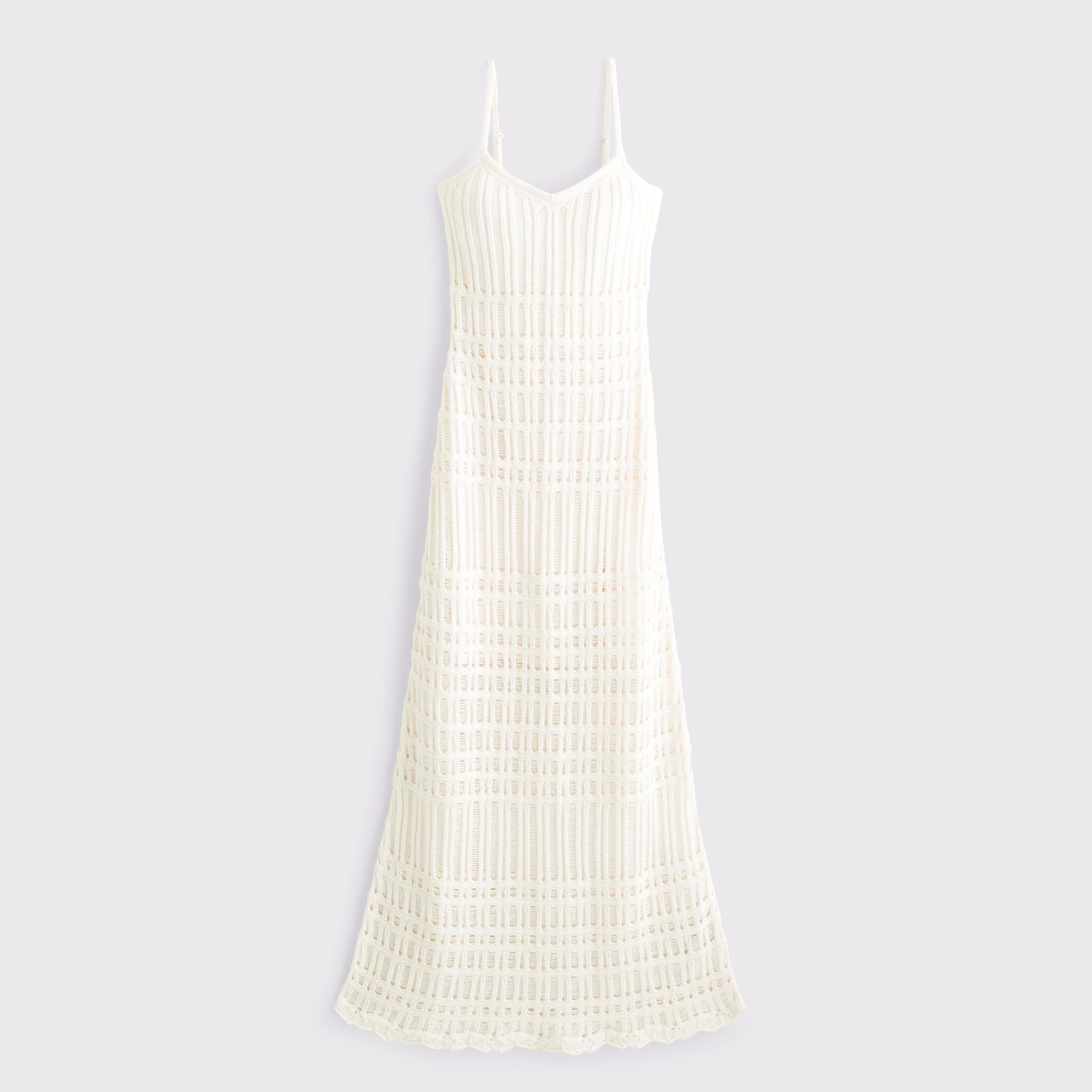 Crochet-Style Maxi Dress Product Image