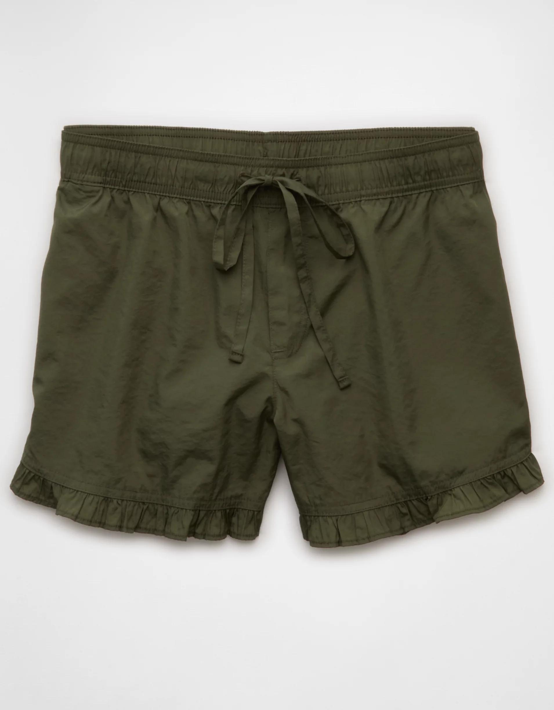 AE Stretch High-Waisted Ruffle Hem Short Product Image