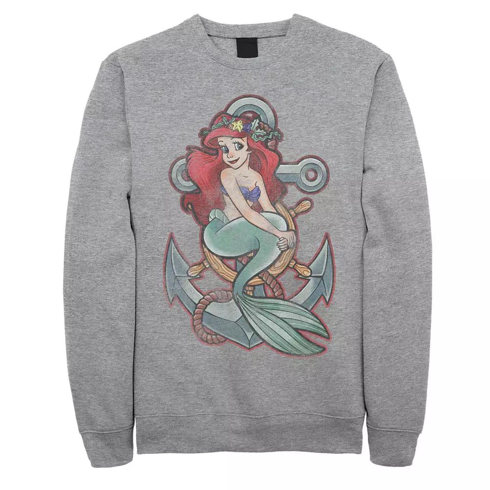 Disney's The Little Mermaid Ariel Men's Anchor Portrait Fleece,  Product Image