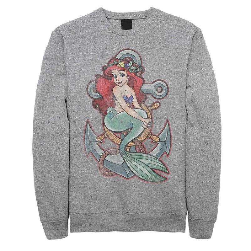 Disney's The Little Mermaid Ariel Men's Anchor Portrait Fleece,  Product Image