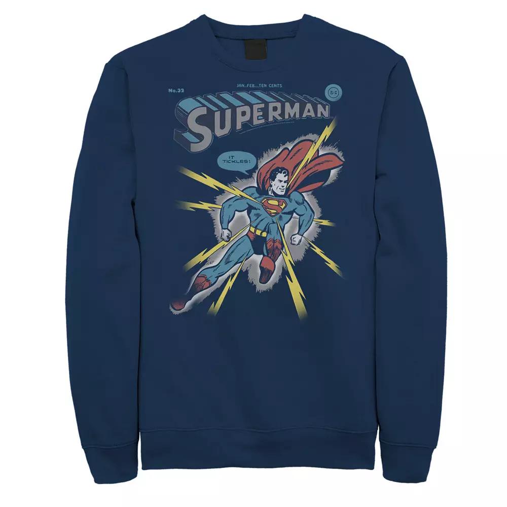 Big & Tall DC Comics Superman It Tickles Comic Cover Sweatshirt, Men's,  Product Image