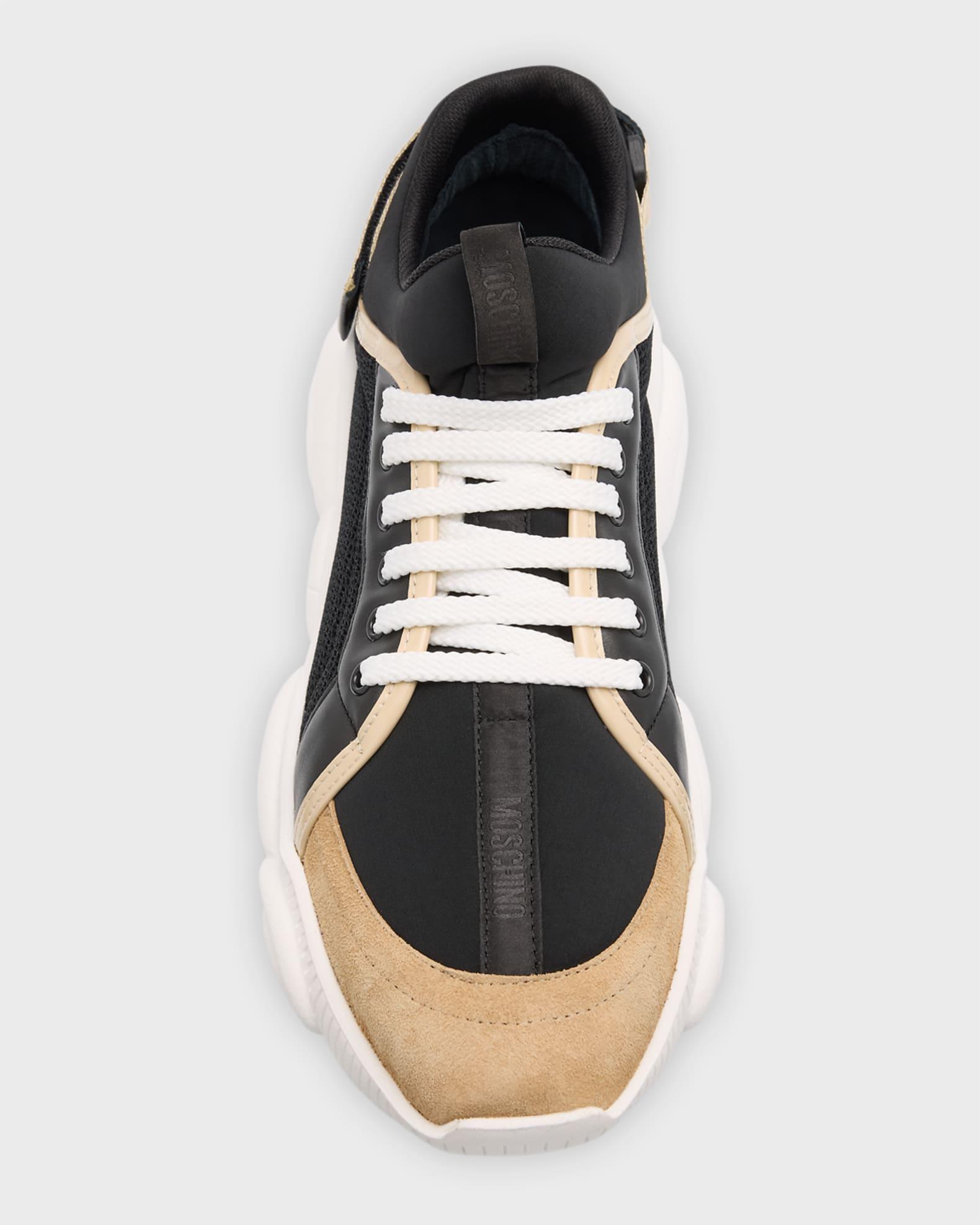Men's Teddy-Sole Mixed-Media Fashion Sneakers Product Image