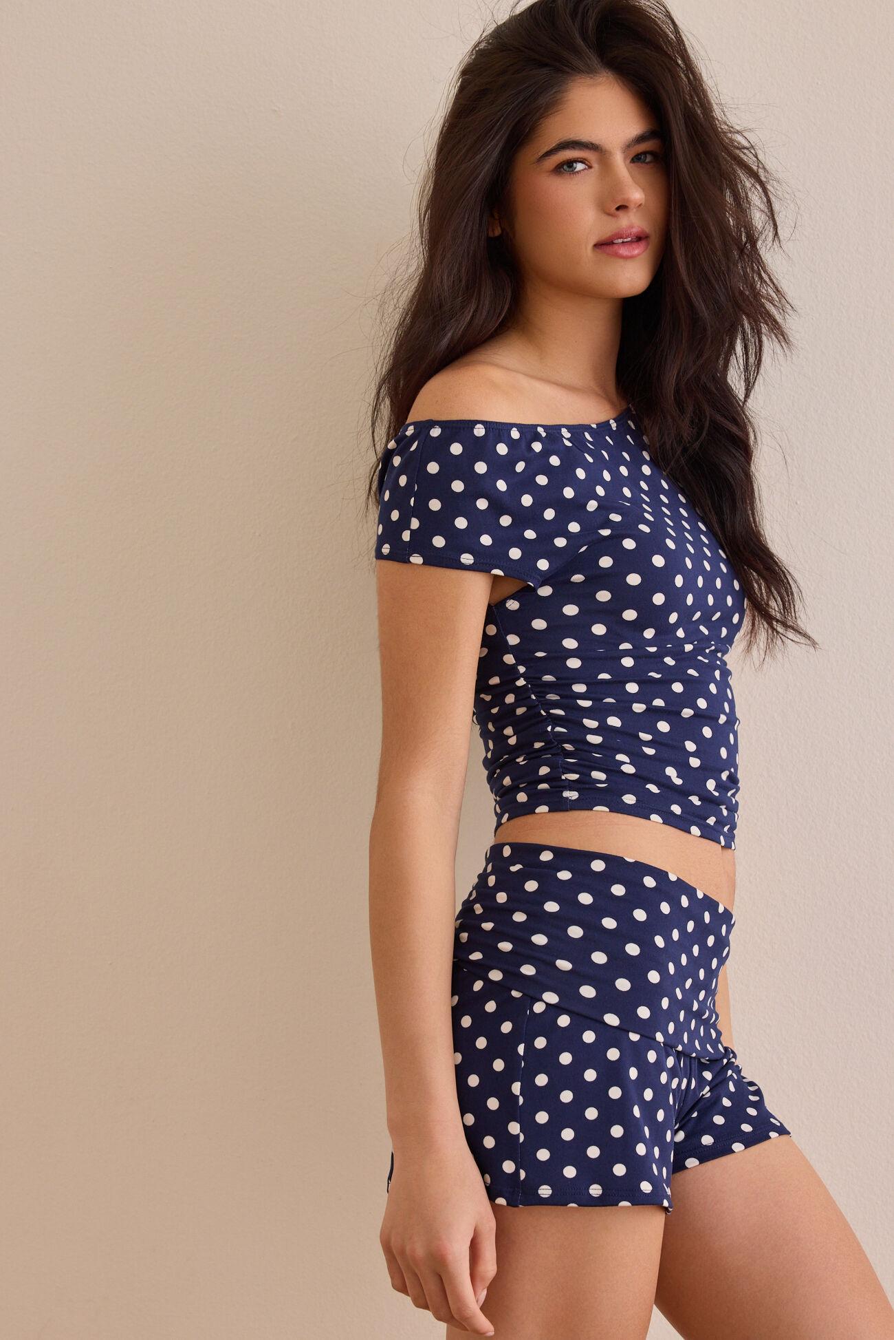 Fast Lane Polka Dot Top Product Image