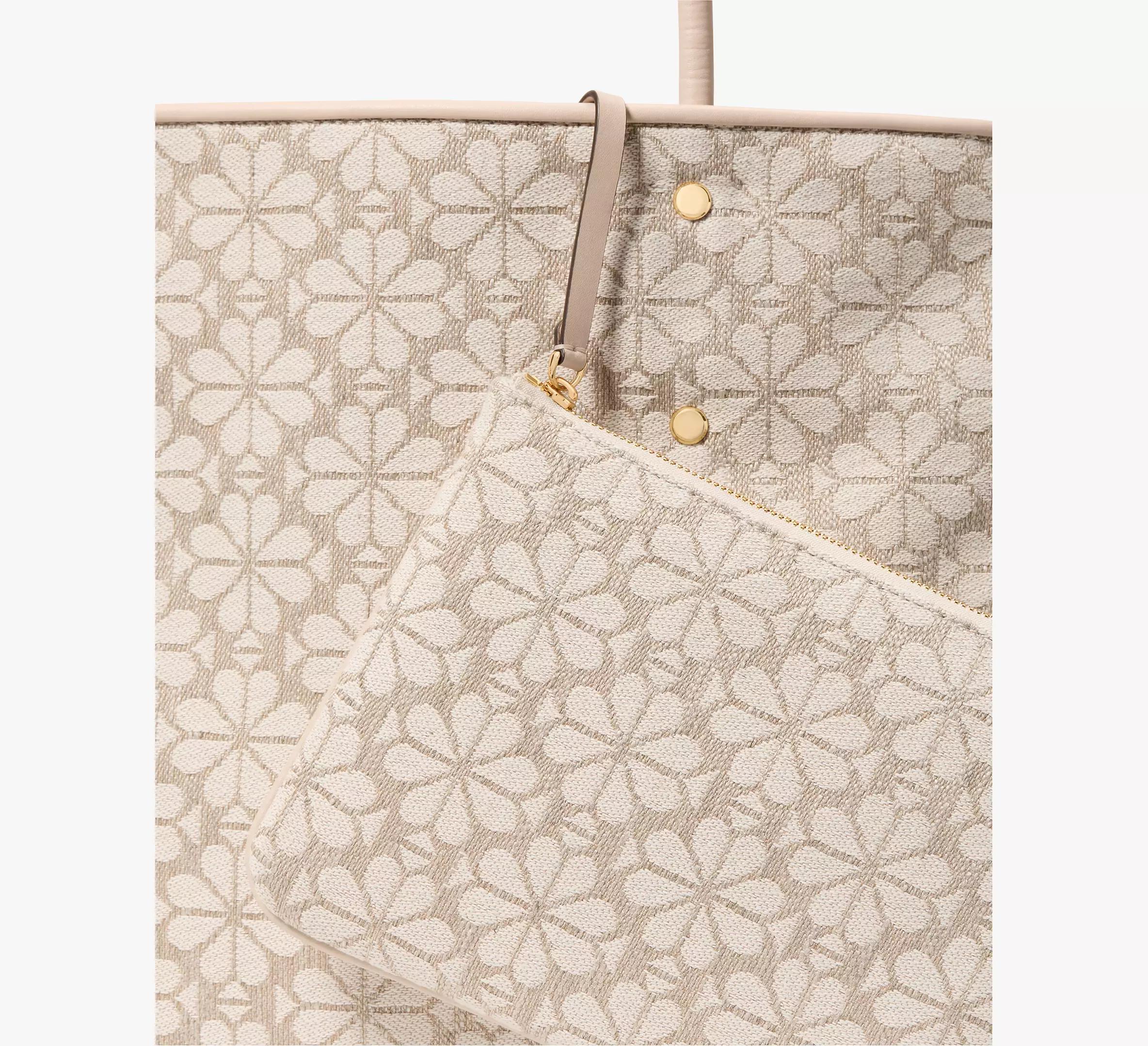 Spade Flower Jacquard Large Everything Tote Product Image