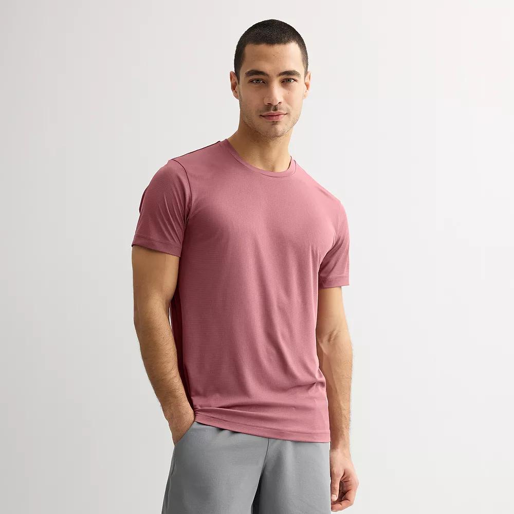 Men's Tek Gear® Dry Tek Tee, Size: XL, Red Ice Product Image