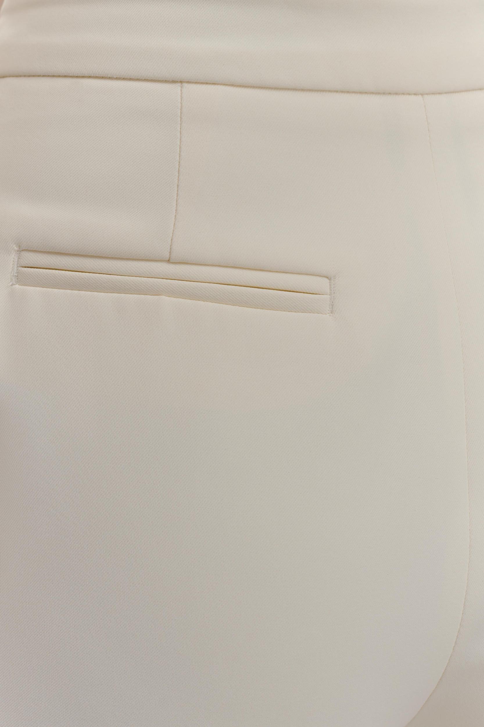 Faith Suiting Wide Leg Pant - Ivory Product Image