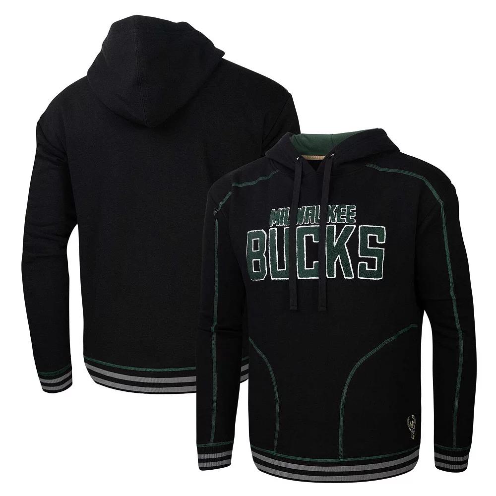 Men's Stadium Essentials Black Milwaukee Bucks Baseline Pullover Hoodie, Adult Unisex,  Product Image