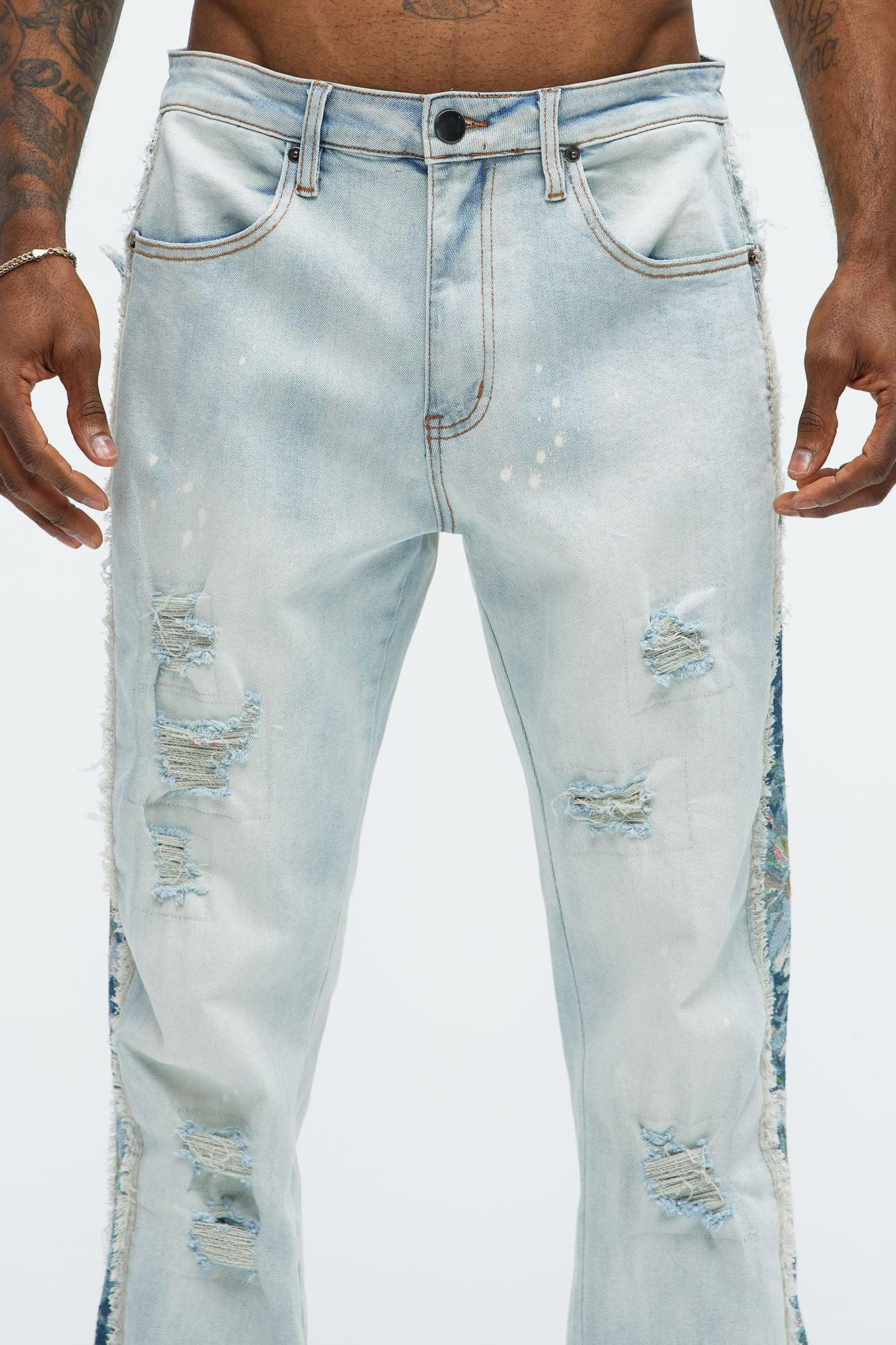 Travis Tapestry Slim Jeans - Light Wash Product Image
