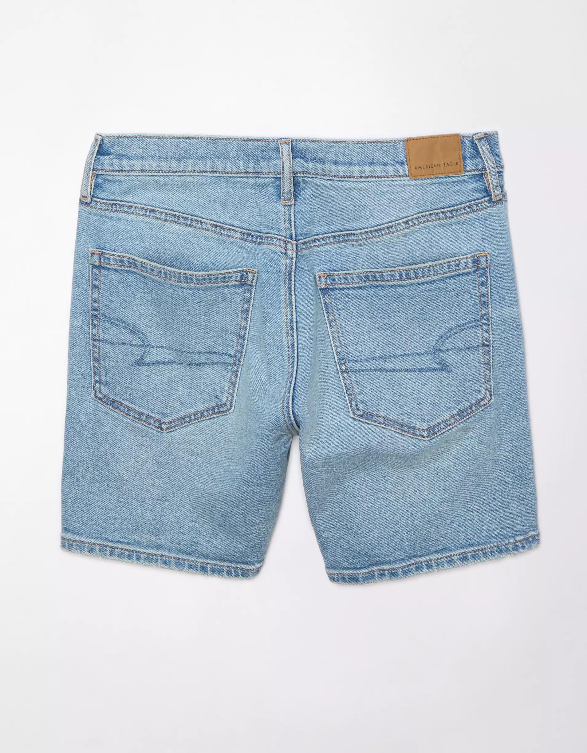 AE 6" Strigid Super High-Waisted Relaxed Ripped Denim Short Product Image