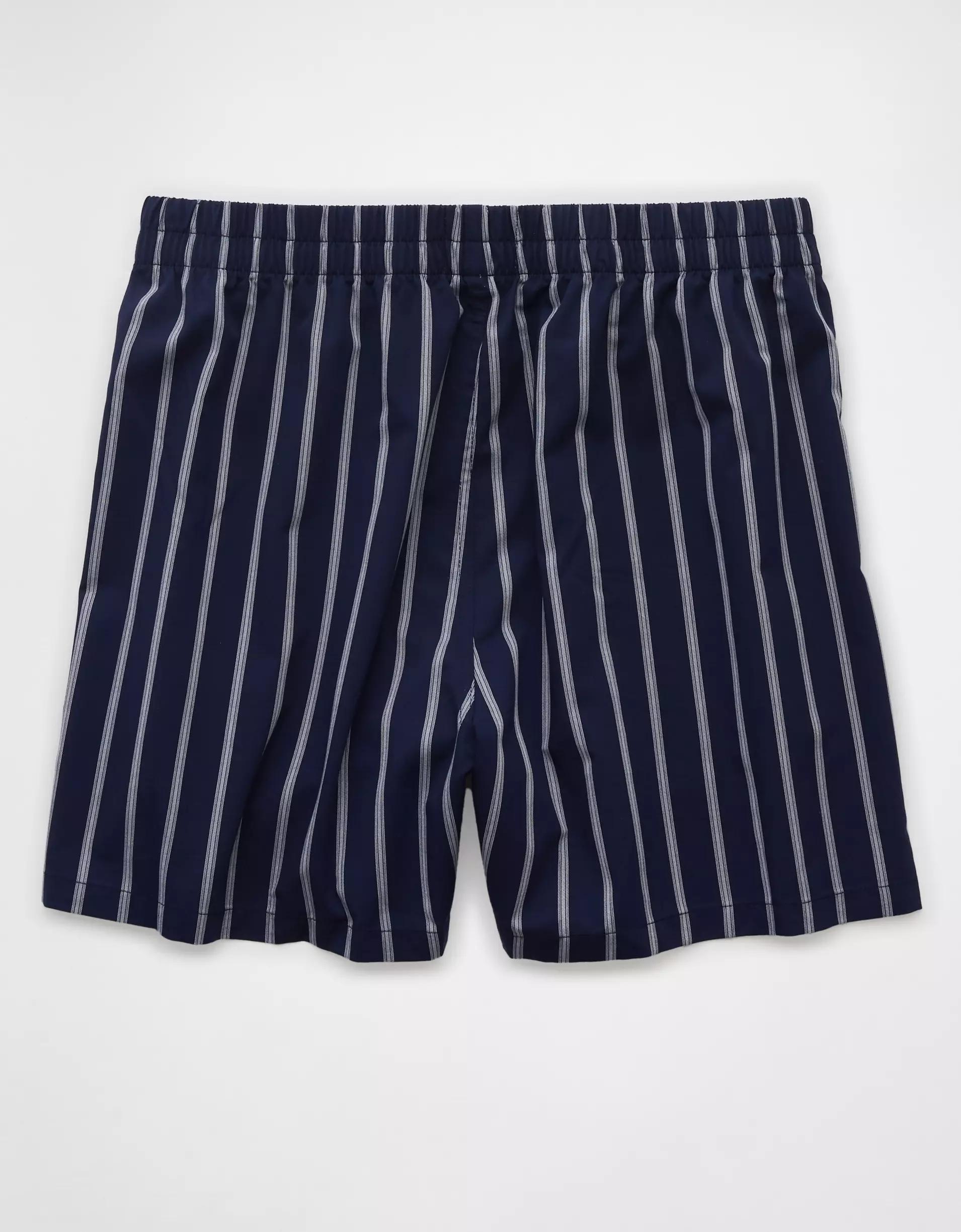 AEO Men's Striped Poplin Pocket Boxer Short Product Image