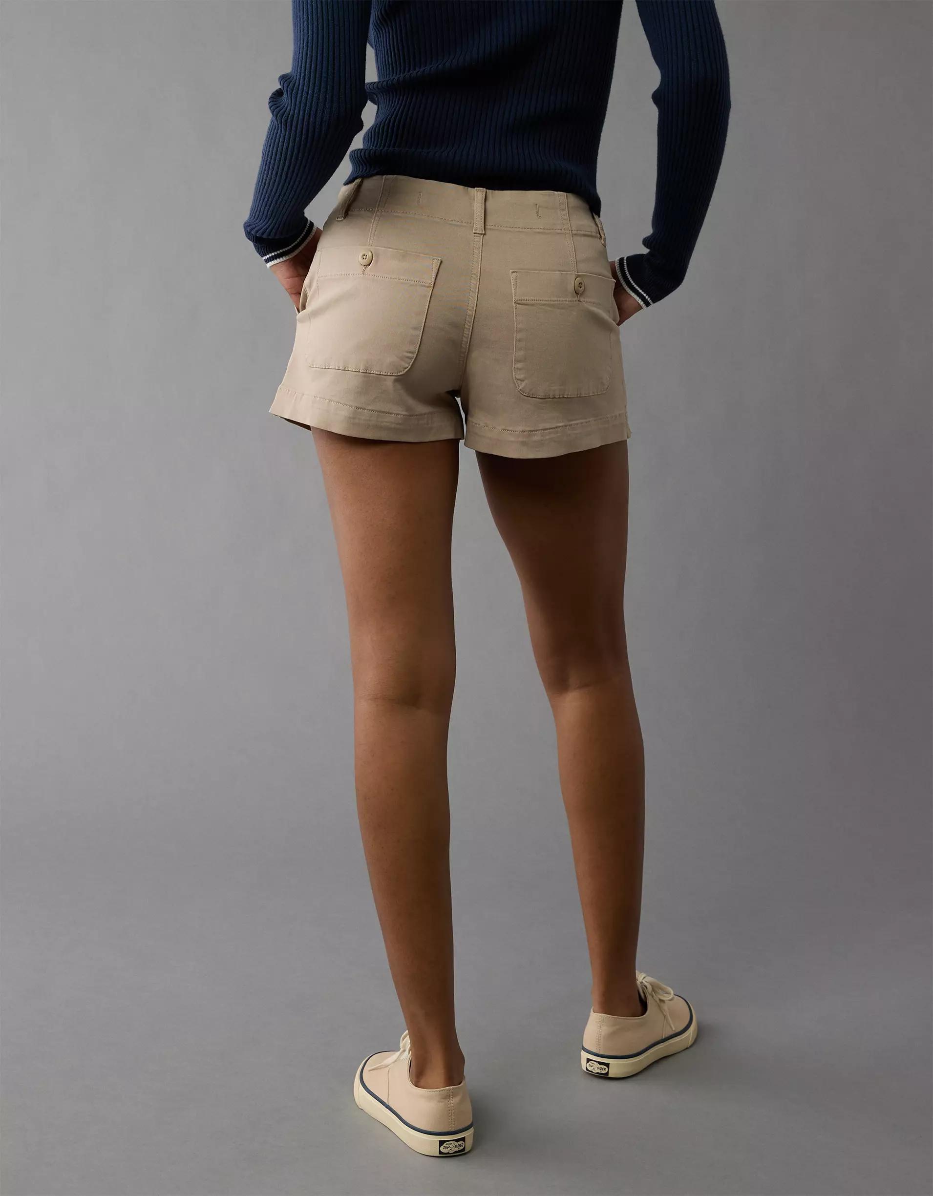 AE Stretch High-Waisted Trouser Short Short Product Image