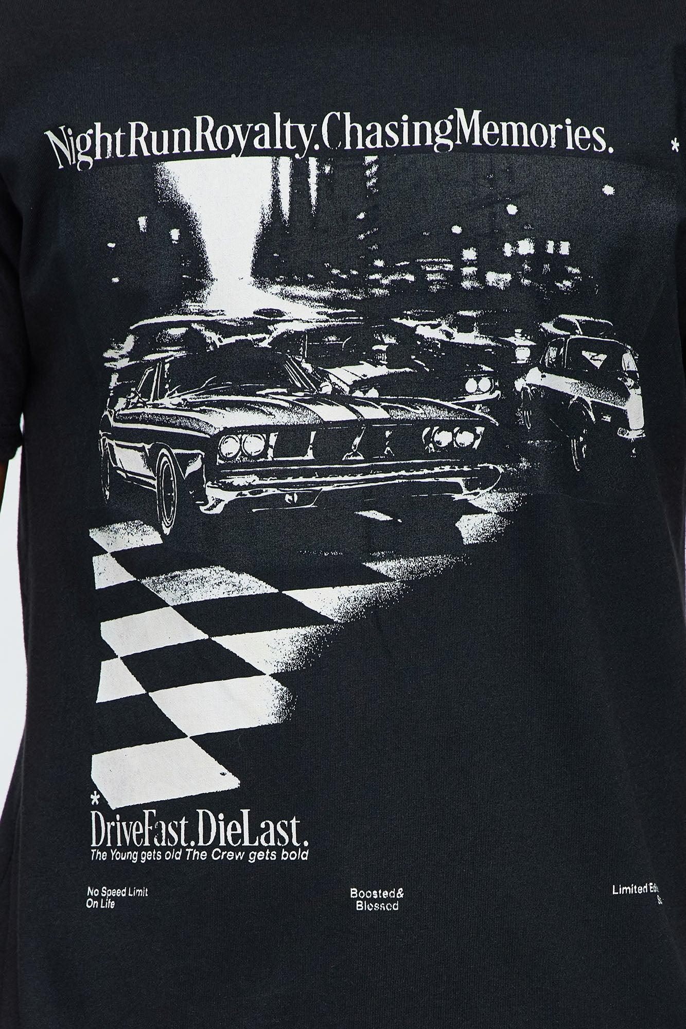 Chasing Memories Short Sleeve Tee - Black Male Product Image