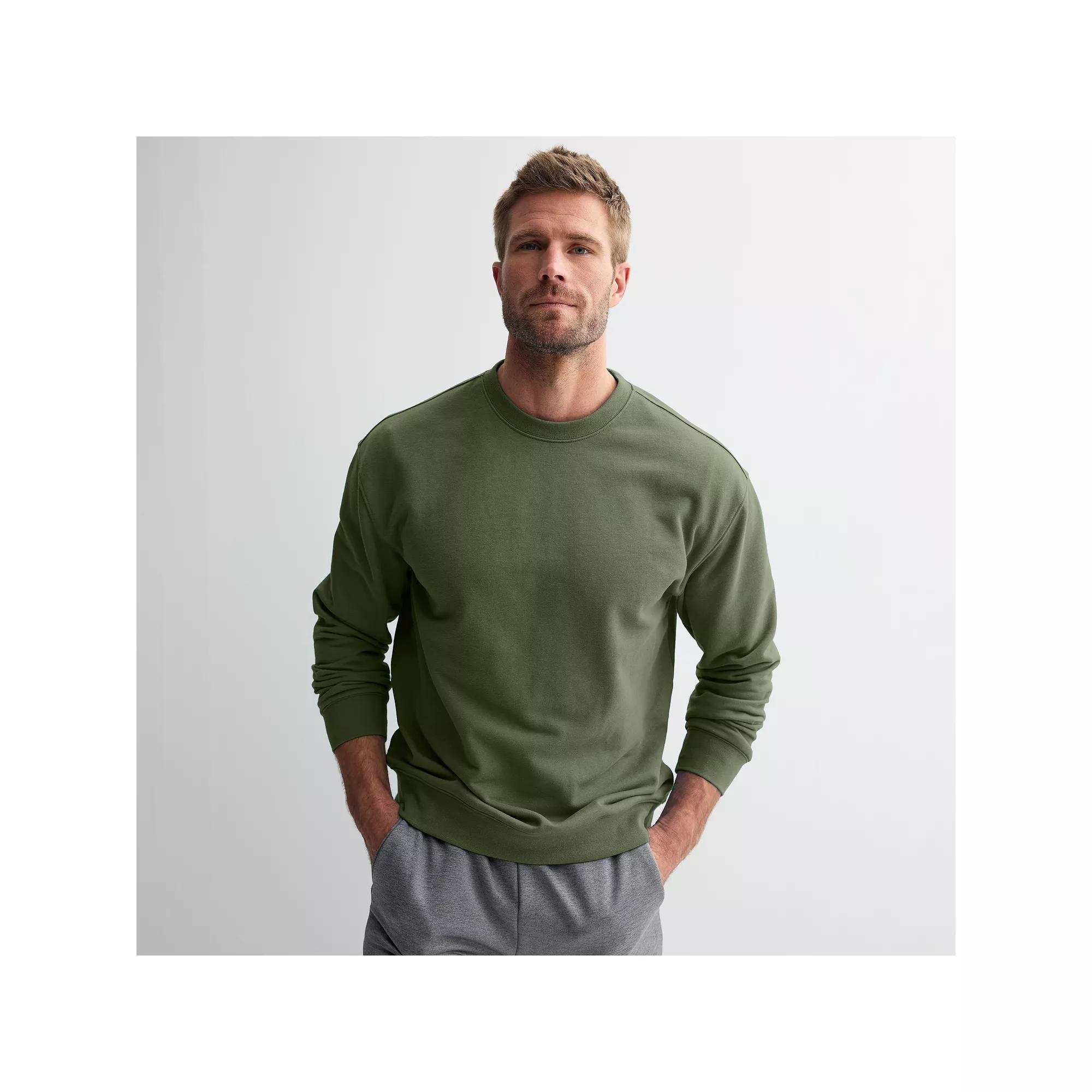 Men's Tek Gear® Weekend French Terry Crewneck Sweatshirt,  Product Image
