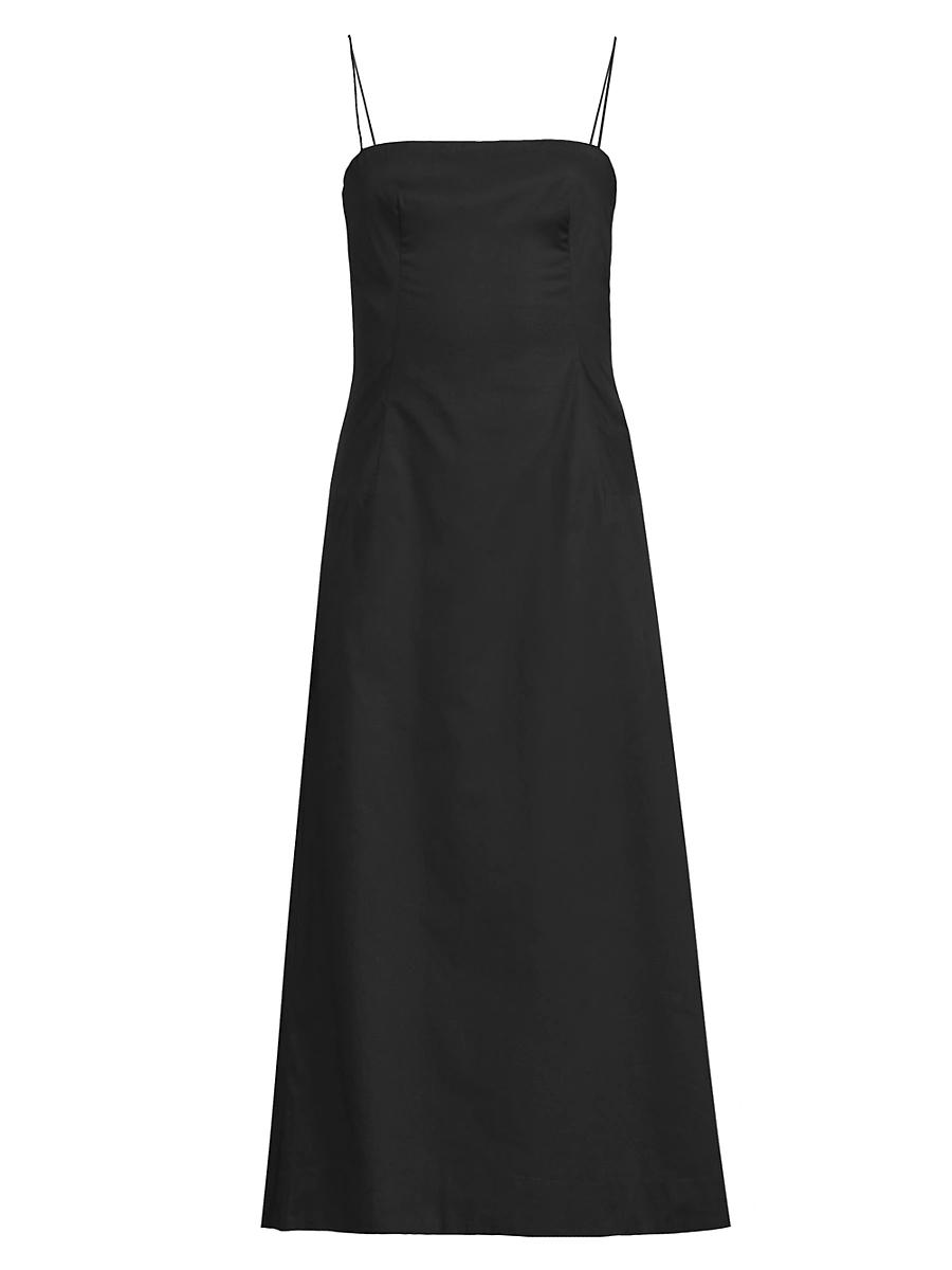 Womens Ostano Cotton Midi-Dress Product Image
