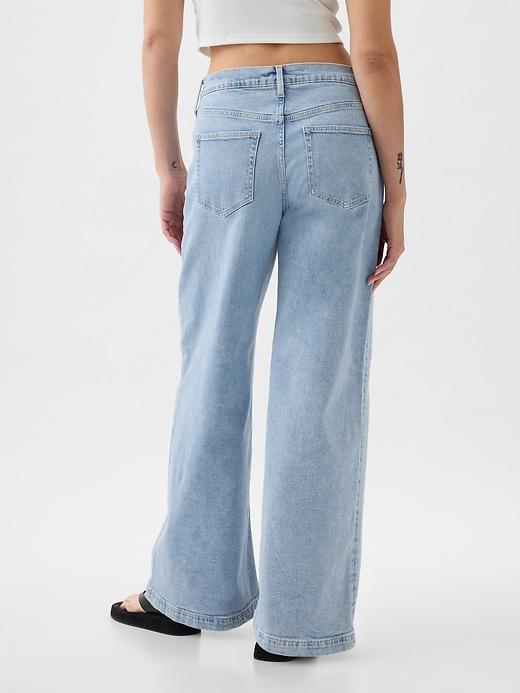 High Rise Stride Wide-Leg Jeans Product Image