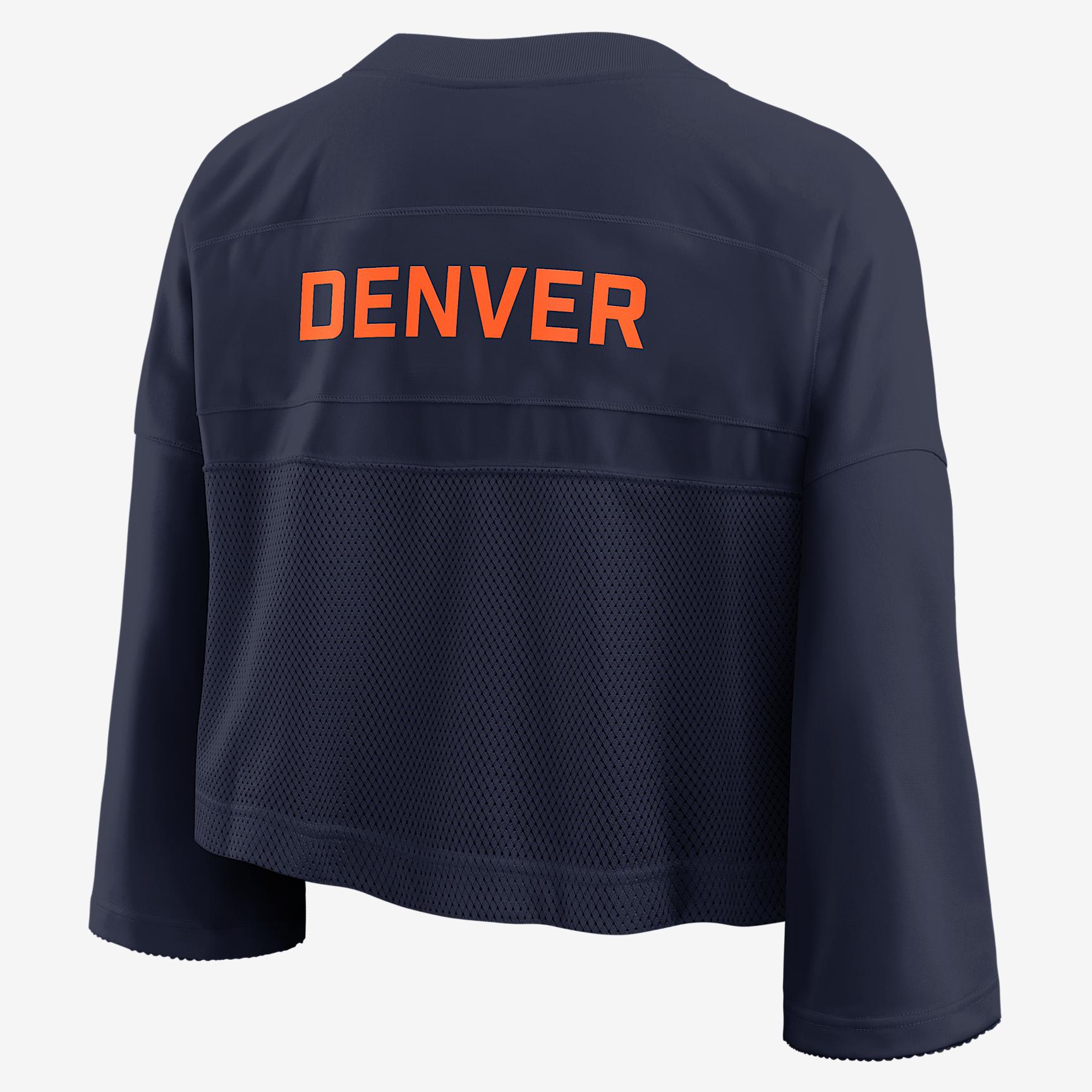 Denver Broncos Wide Receiver Jersey Fashion Women's Nike Dri-FIT NFL Cropped Top Product Image