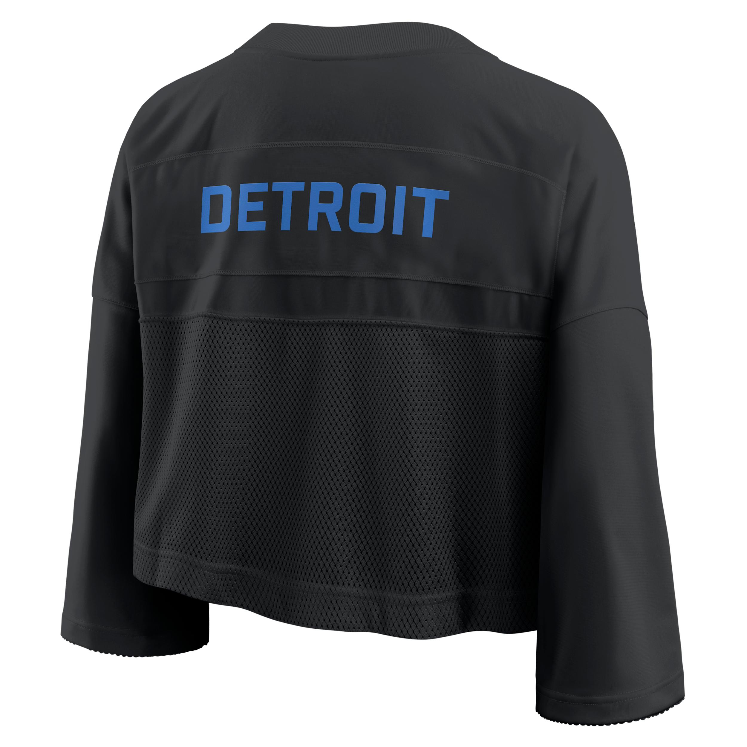 Detroit Lions Wide Receiver Jersey Fashion Nike Womens Dri-FIT NFL Cropped Top | 03O300A9J-5HX Product Image