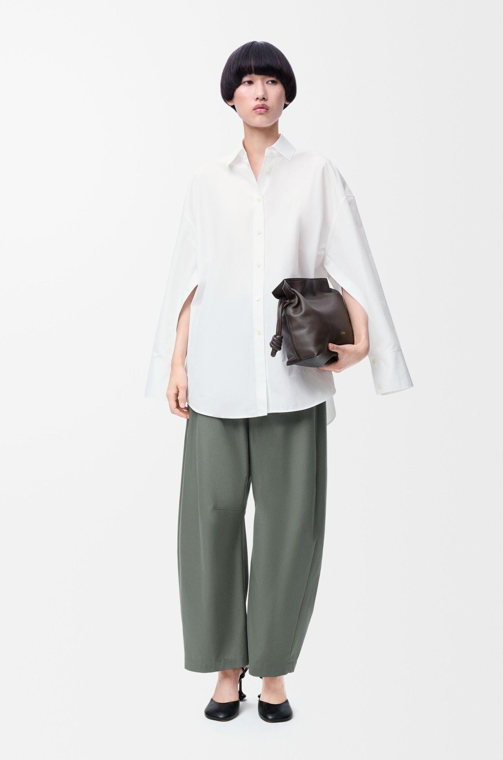 Cape shirt in cotton Product Image